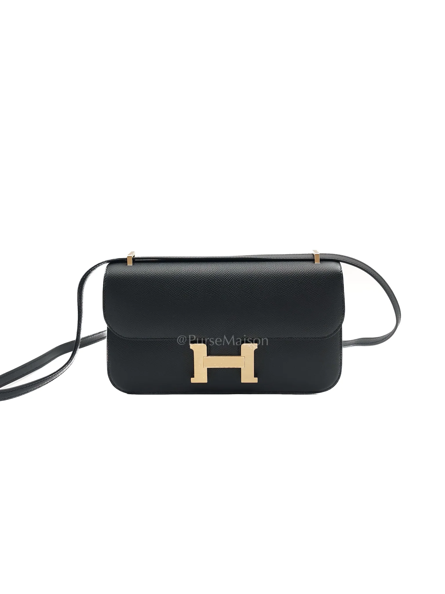 Hermes Constance Elan in Noir Epsom Leather Brushed Gold Hardware Stamp K(2025)