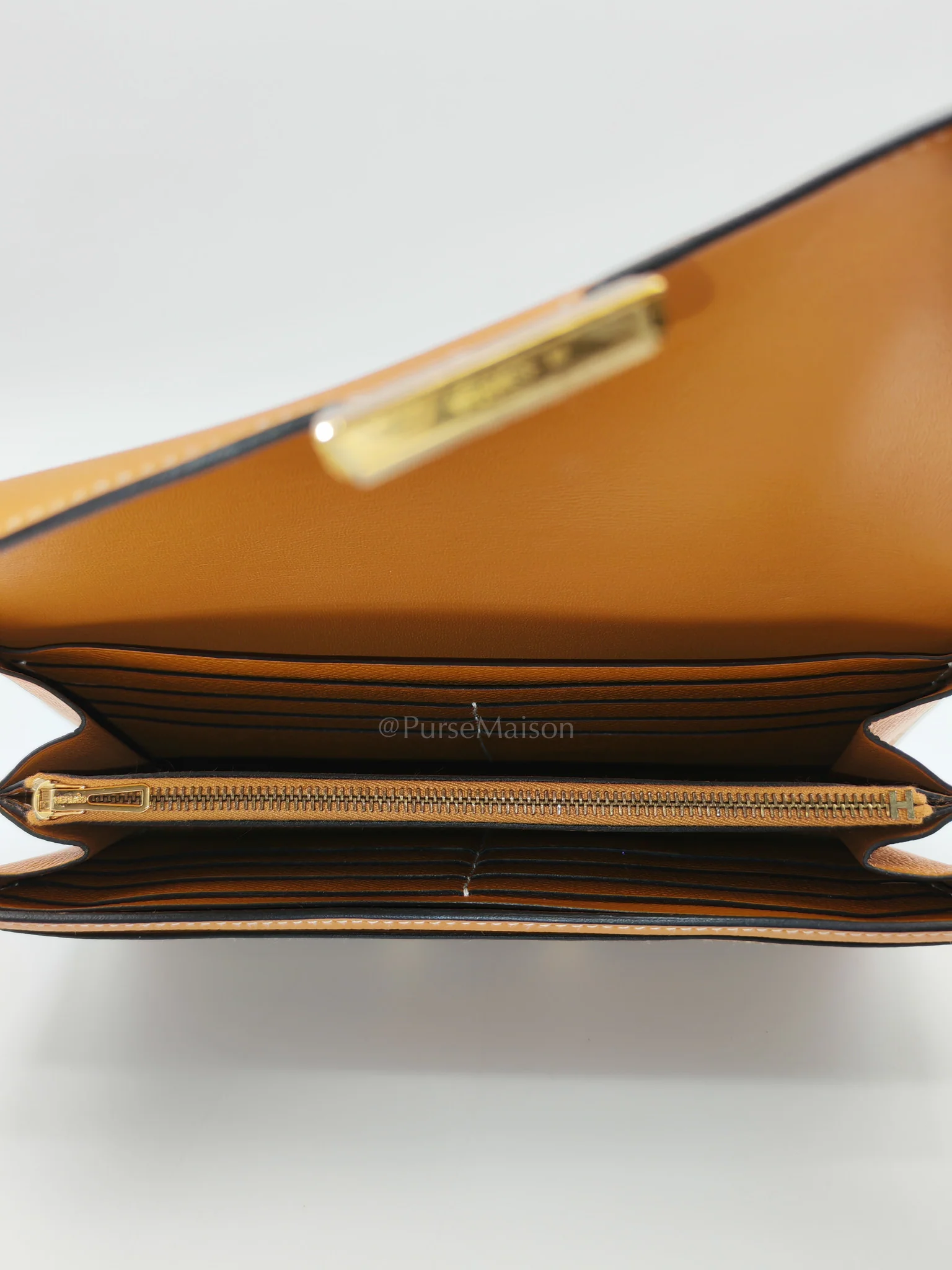 Hermes Constance To Go in Toffee Epsom Leather & Gold Hardware Stamp D (2019) - Image 17