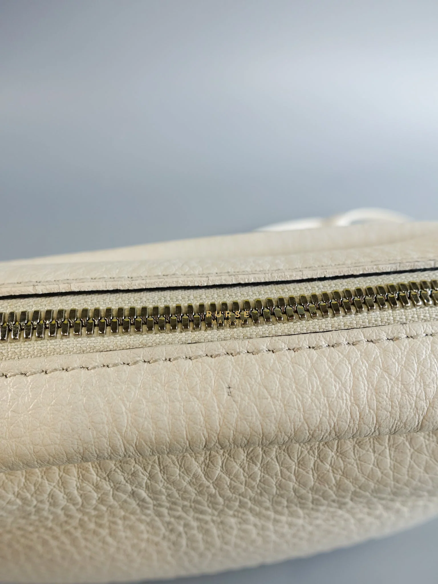 Balenciaga Camera Sling Bag in White Leather - Image 24