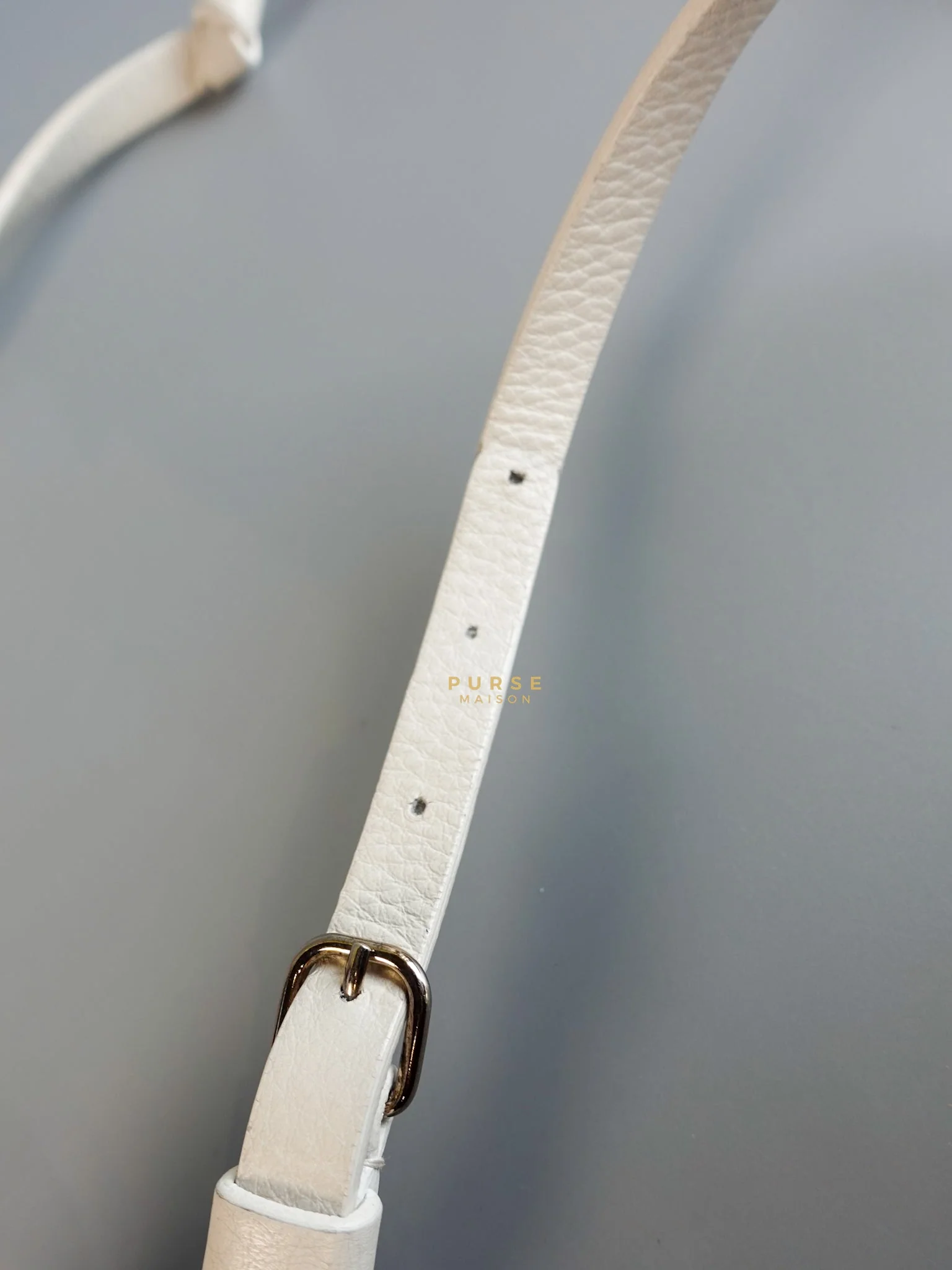 Balenciaga Camera Sling Bag in White Leather - Image 37
