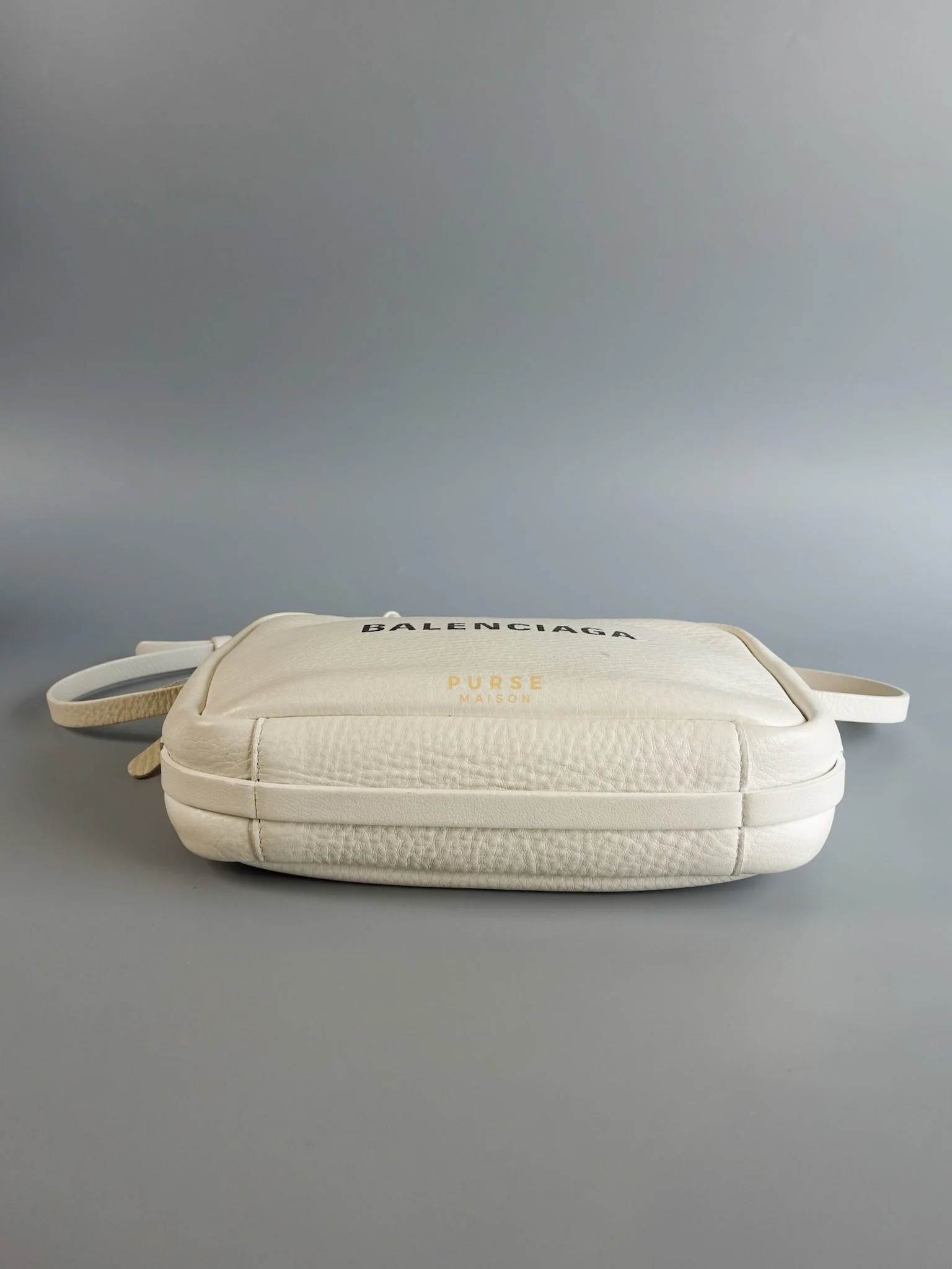 Balenciaga Camera Sling Bag in White Leather - Image 9