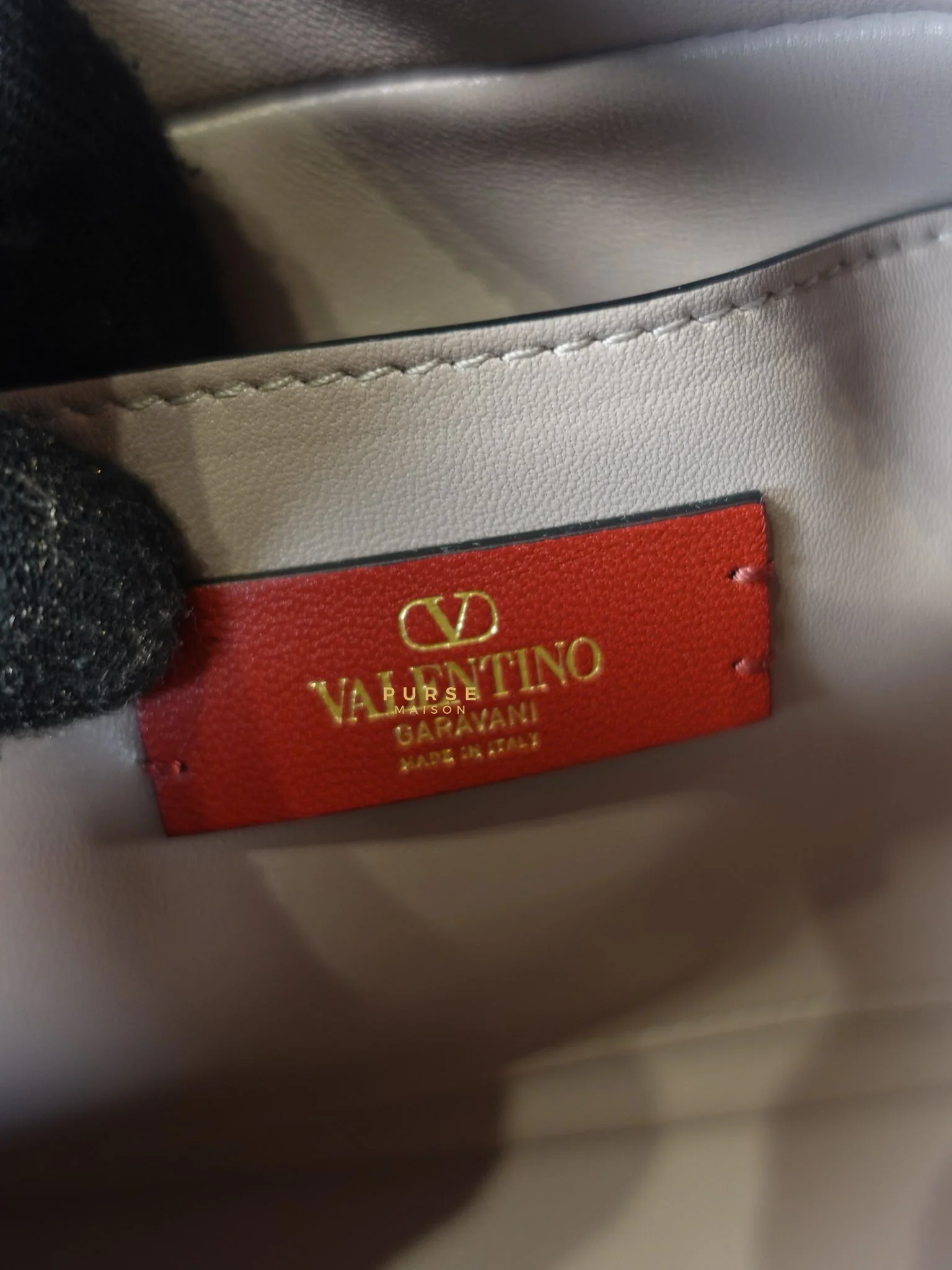 Valentino V Sling Camera Shoulder Bag Blush Pink - Image 13