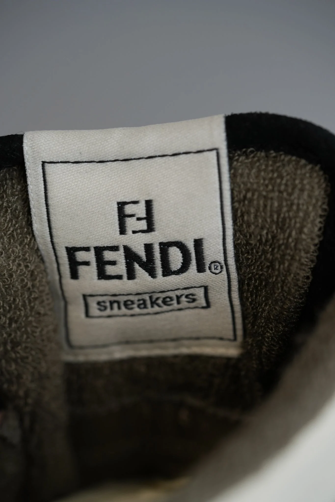 Fendi Match Mid Cut White Leather Sneakers - Image 7