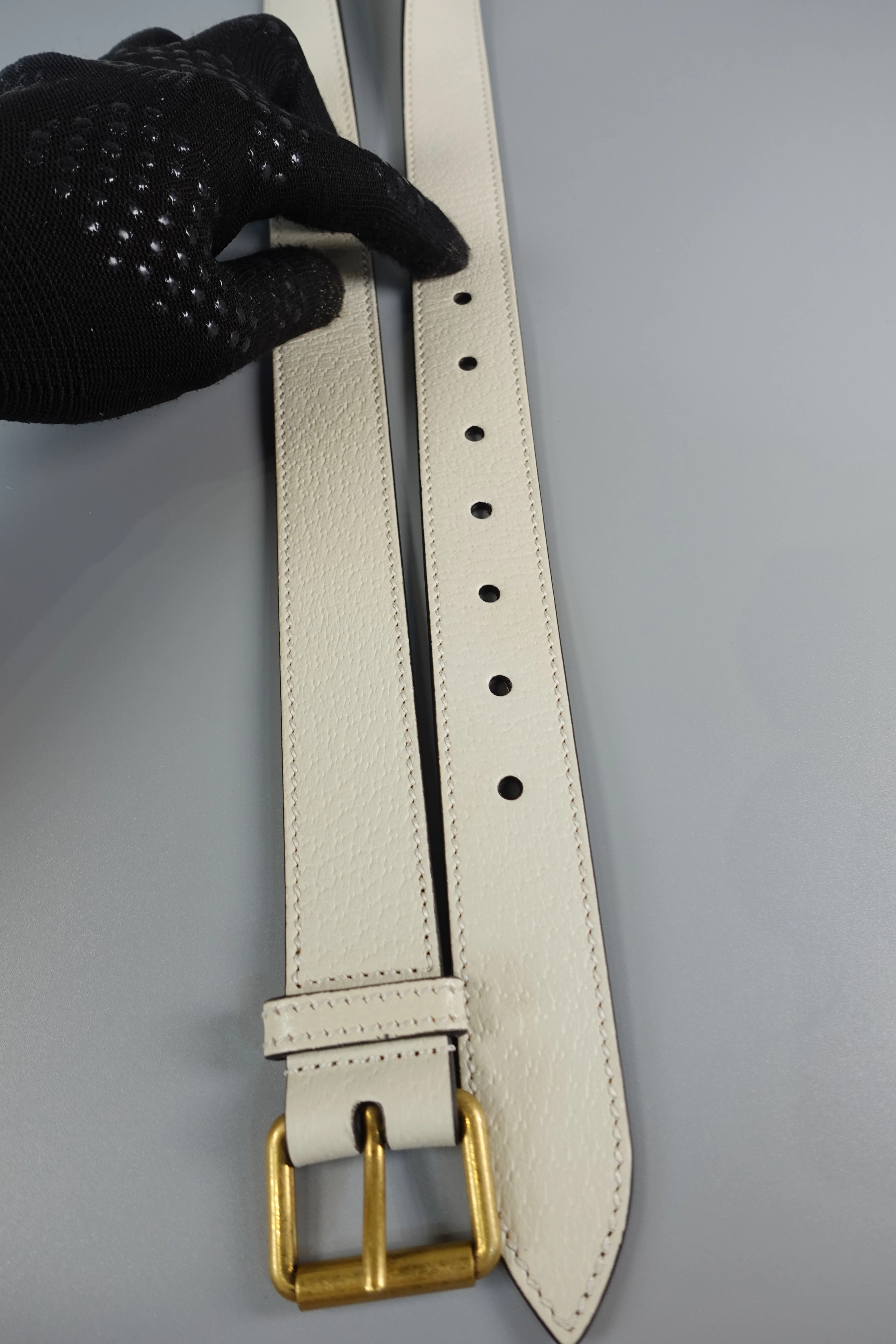 Gucci GG Supreme Web Canvas White Ophidia Belt Bag - Image 26
