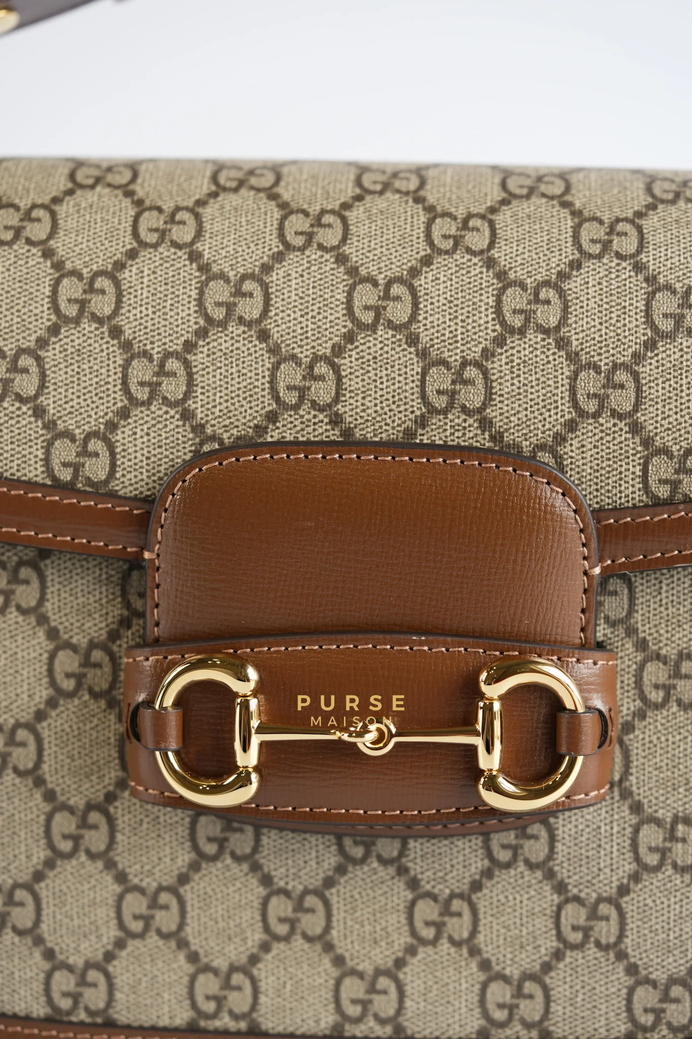 Gucci Horsebit 1955 in Brown Supreme Canvas Leather - Image 13