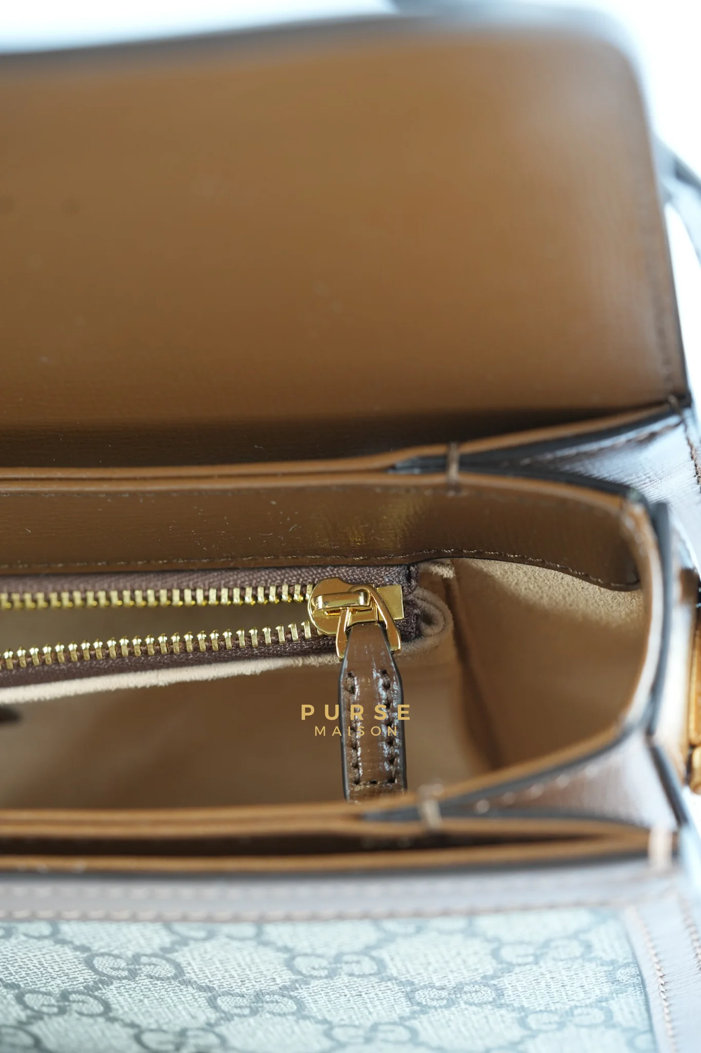 Gucci Horsebit 1955 in Brown Supreme Canvas Leather - Image 20