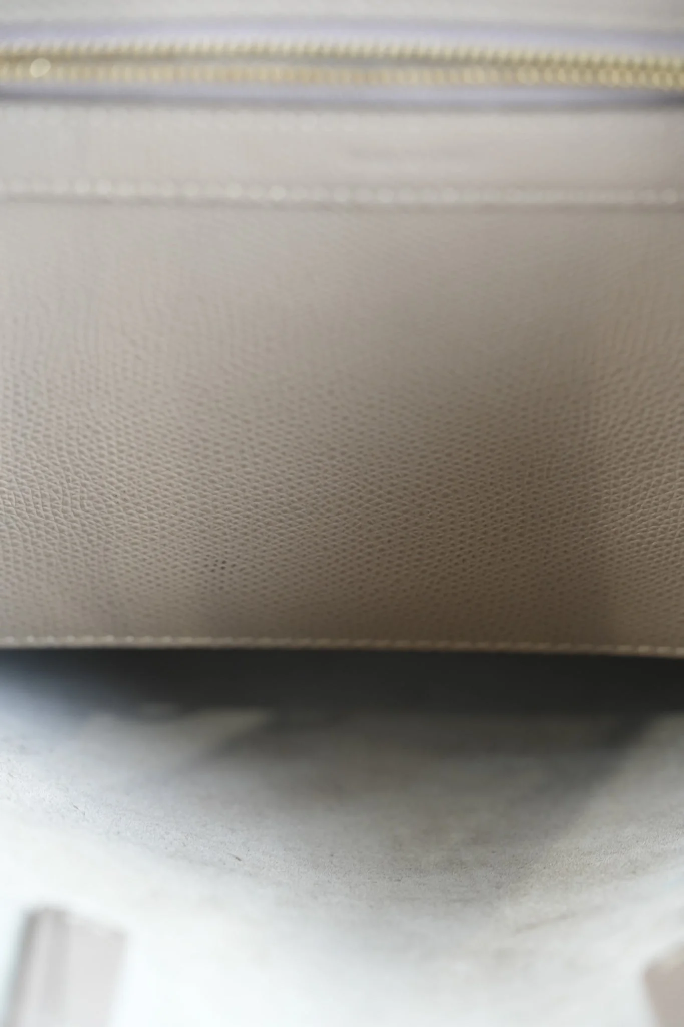 Celine Vertical Cabas Tote Bag in Dark Beige Grained Calfskin - Image 24