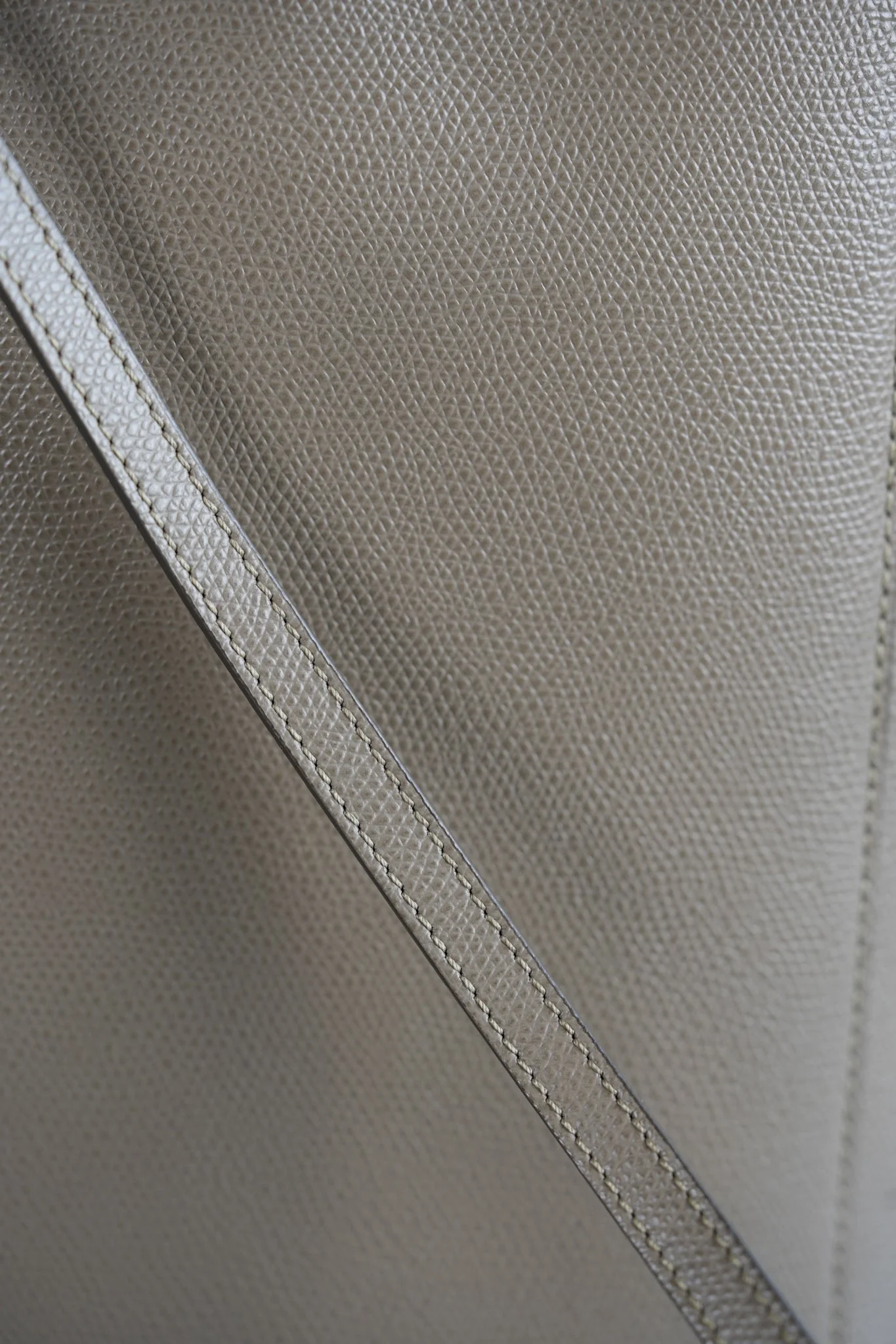 Celine Vertical Cabas Tote Bag in Dark Beige Grained Calfskin - Image 25