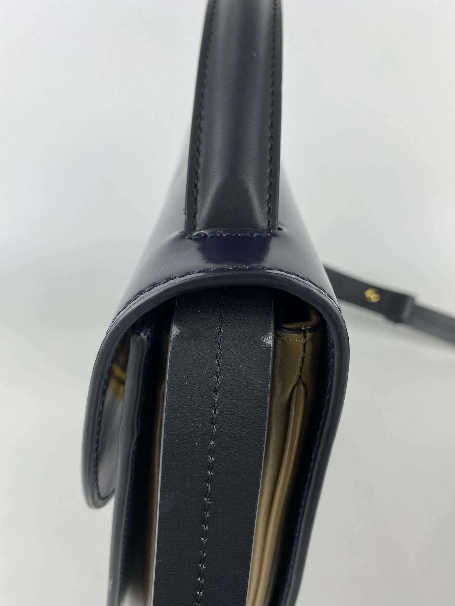 Marni Marni Glossy Calfskin Tuk navy blue - Image 19