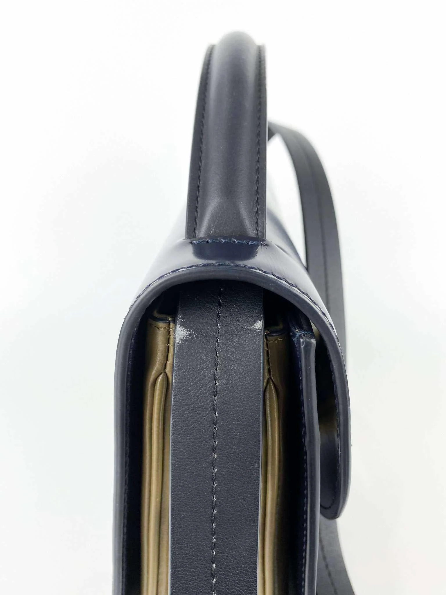 Marni Marni Glossy Calfskin Tuk navy blue - Image 20
