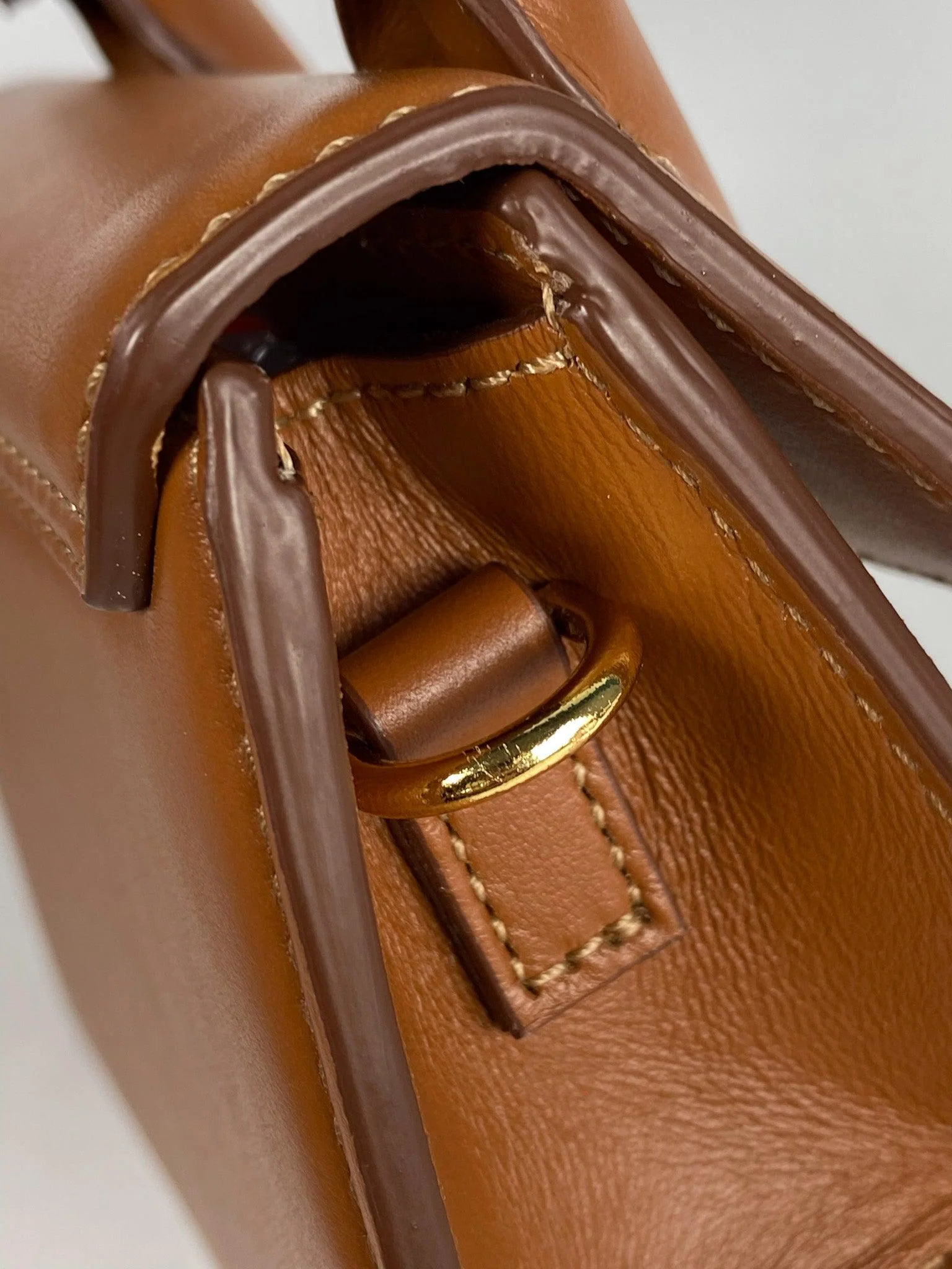 Jacquemus Jacquemus Le Chiquito Y Brown Mini Bag in Gold Hardware - Image 17