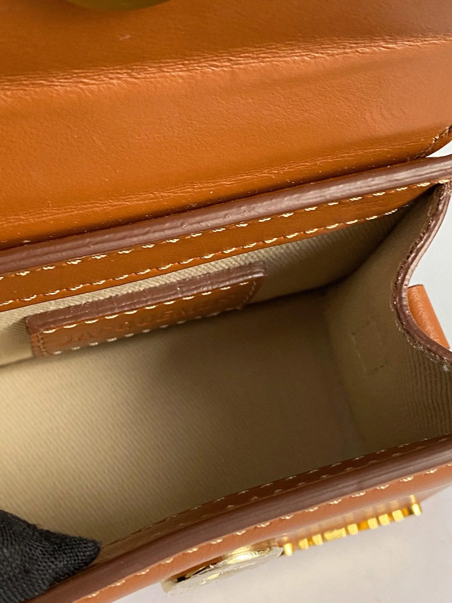 Jacquemus Jacquemus Le Chiquito Y Brown Mini Bag in Gold Hardware - Image 21