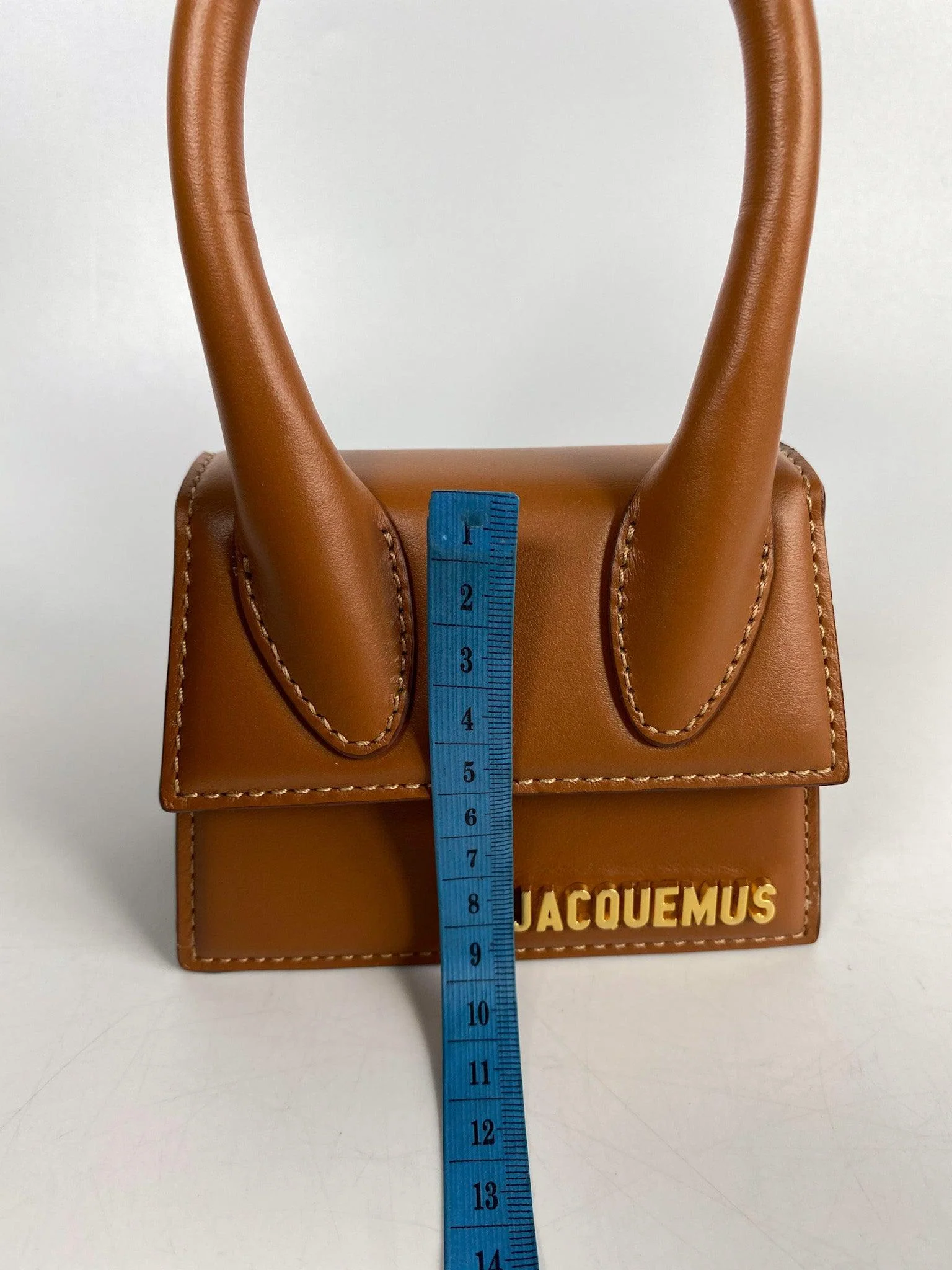 Jacquemus Jacquemus Le Chiquito Y Brown Mini Bag in Gold Hardware - Image 29