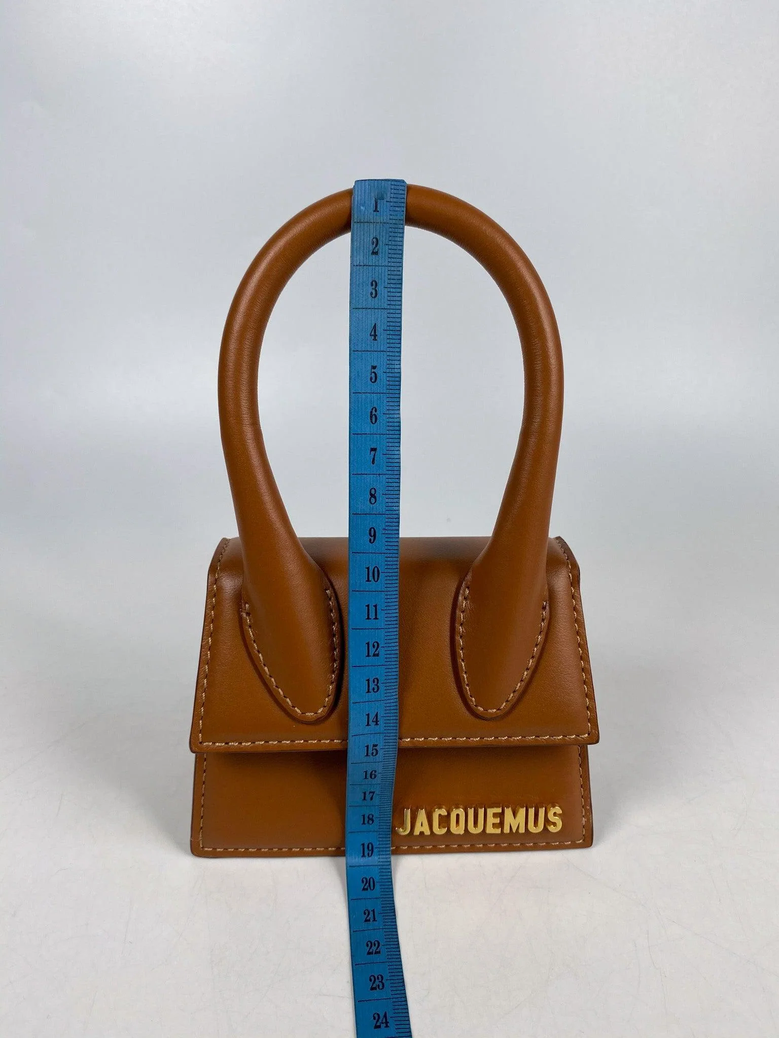 Jacquemus Jacquemus Le Chiquito Y Brown Mini Bag in Gold Hardware - Image 31