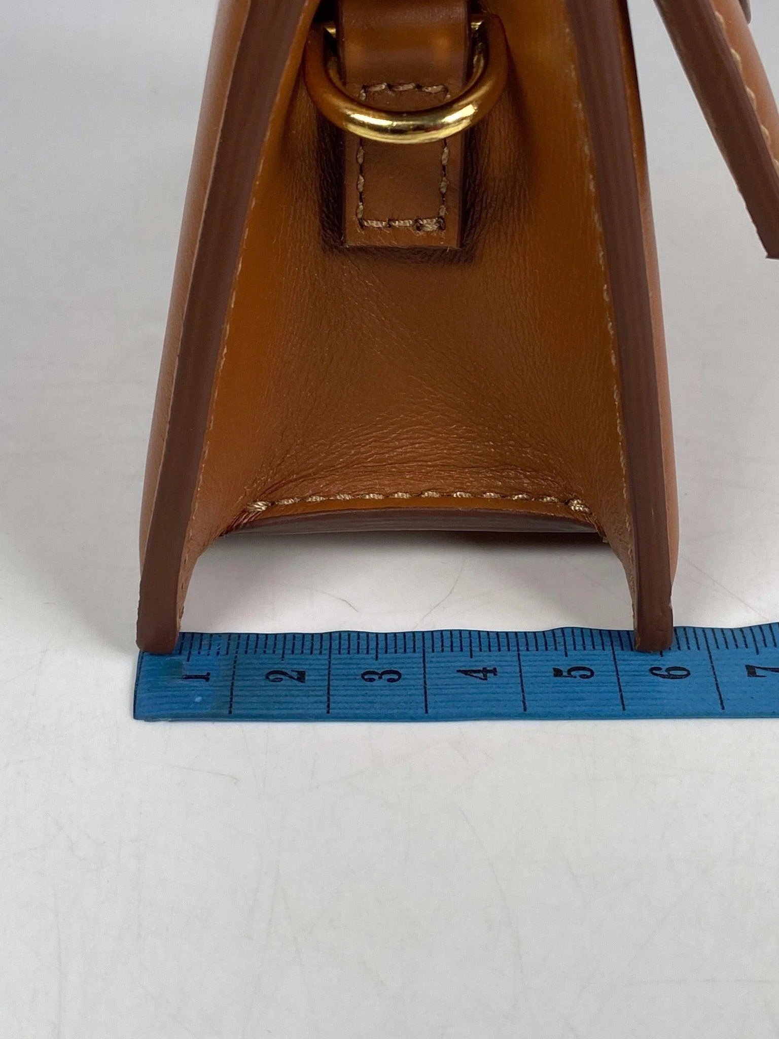 Jacquemus Jacquemus Le Chiquito Y Brown Mini Bag in Gold Hardware - Image 32
