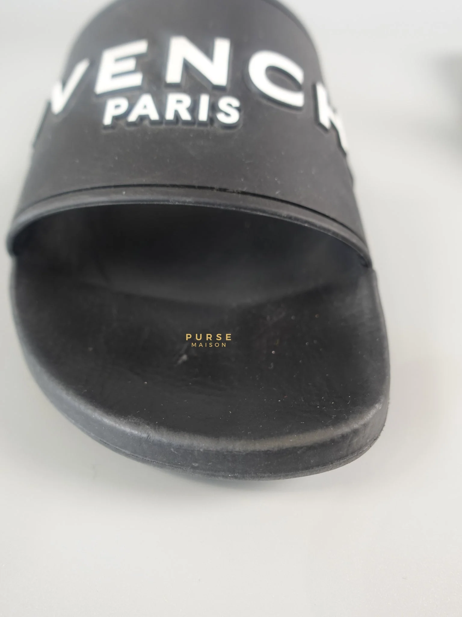 Givenchy Logo Slide Black/White Sandals Size 37 EU (24cm) - Image 26