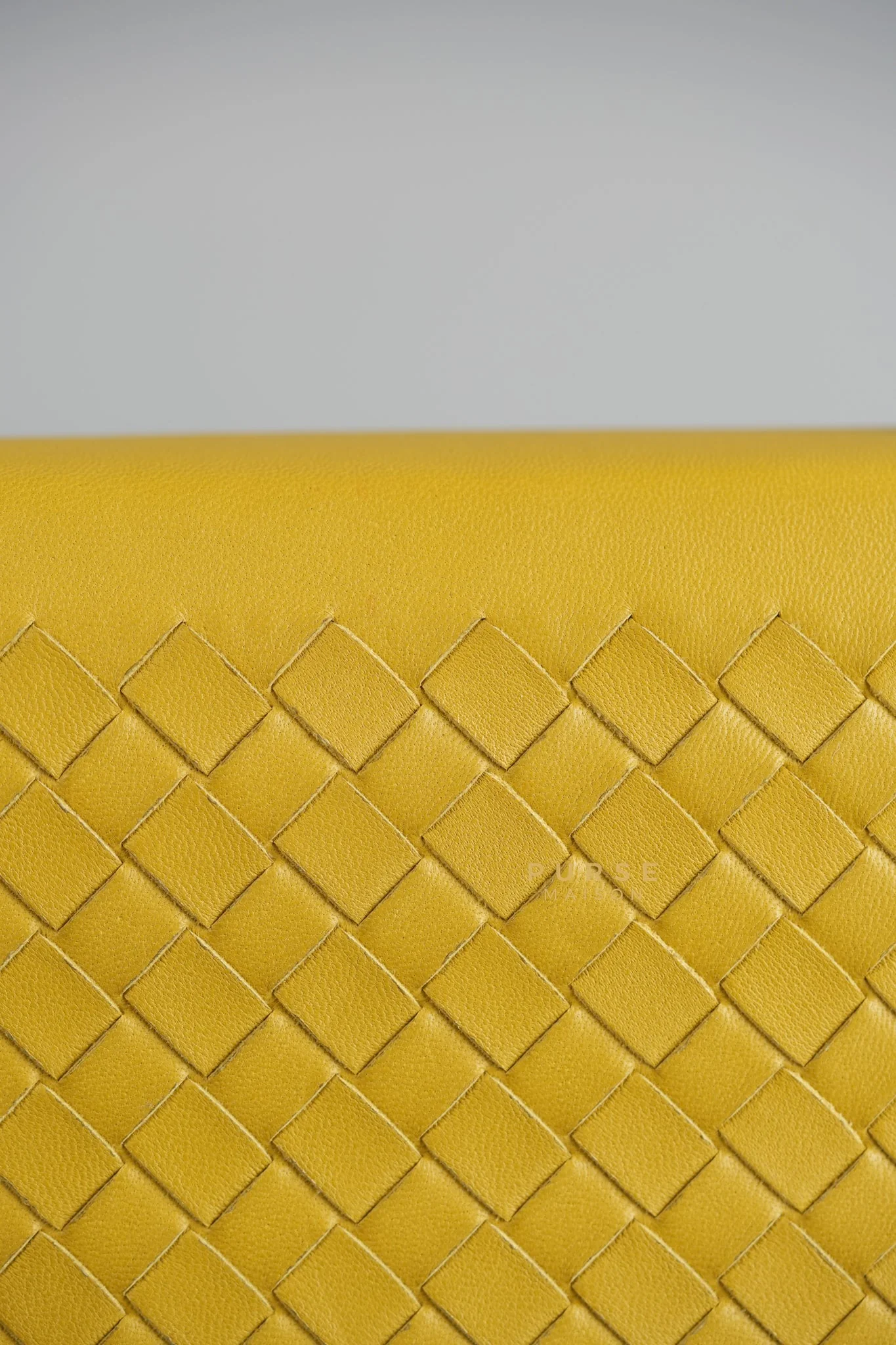 Bottega Veneta Mini Runway in Yellow Intrecciato Leather Shoulder Bag - Image 18