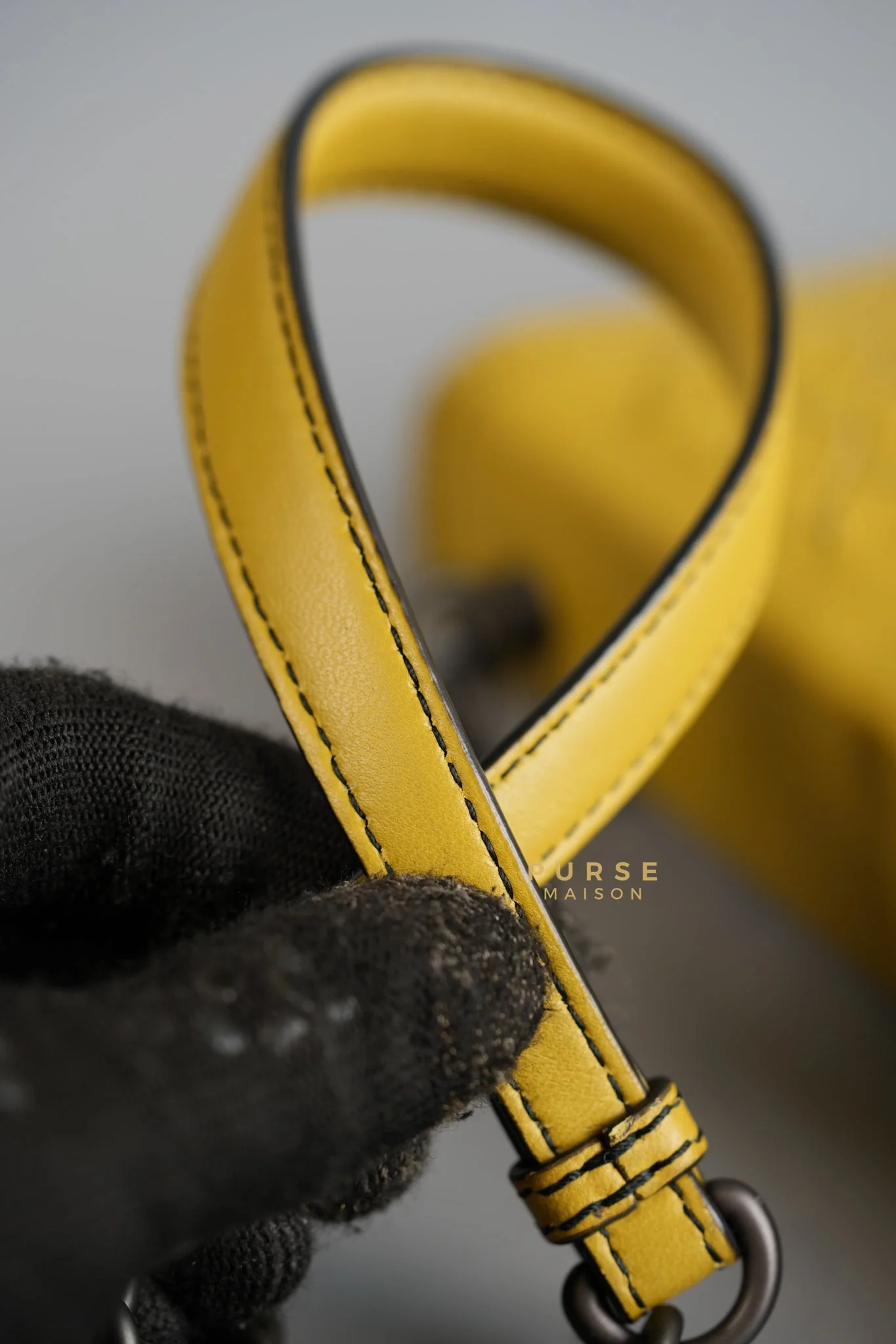 Bottega Veneta Mini Runway in Yellow Intrecciato Leather Shoulder Bag - Image 36