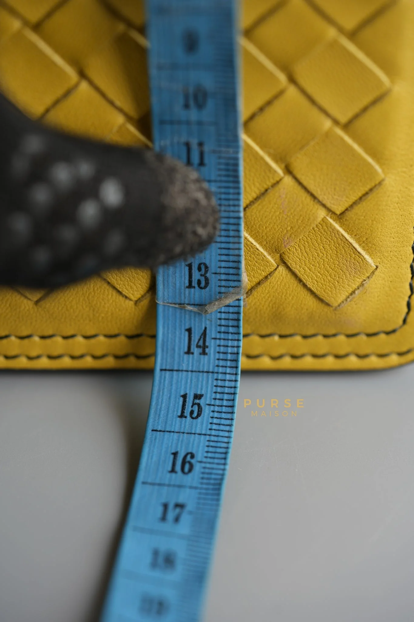 Bottega Veneta Mini Runway in Yellow Intrecciato Leather Shoulder Bag - Image 44