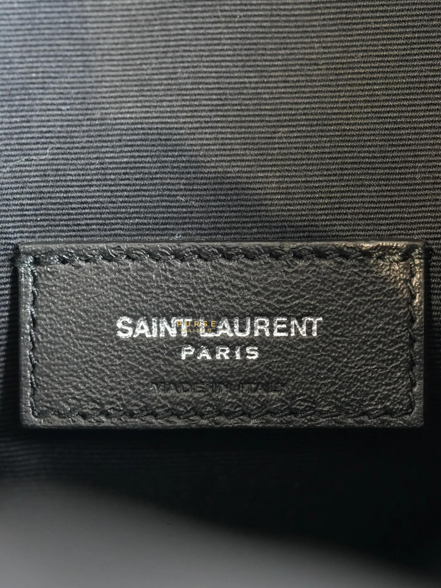 Yves Saint Laurent Black Raffia and Leather Teddy Drawstring Tote Bag - Image 20