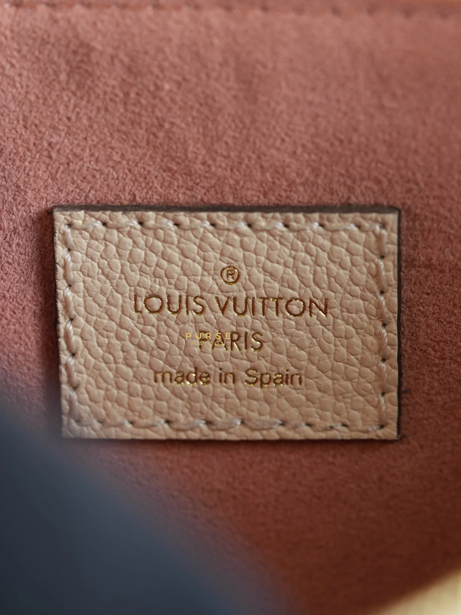 Louis Vuitton Creme Empreinte Leather Neverfull GM Bag (Microchip) - Image 13