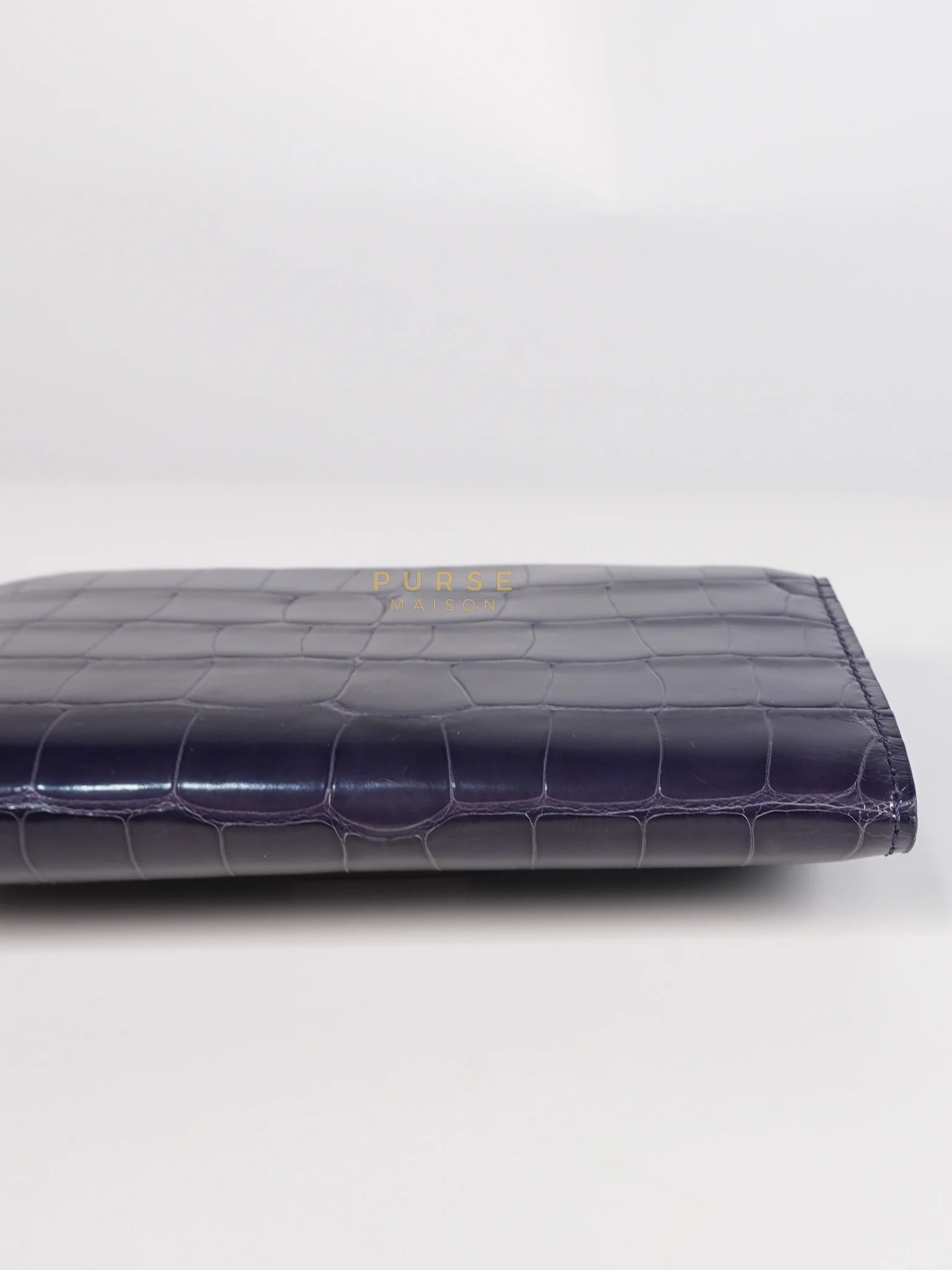 Louis Vuitton Capuccines in Violet Crocodile Leather Compact Wallet - Image 15