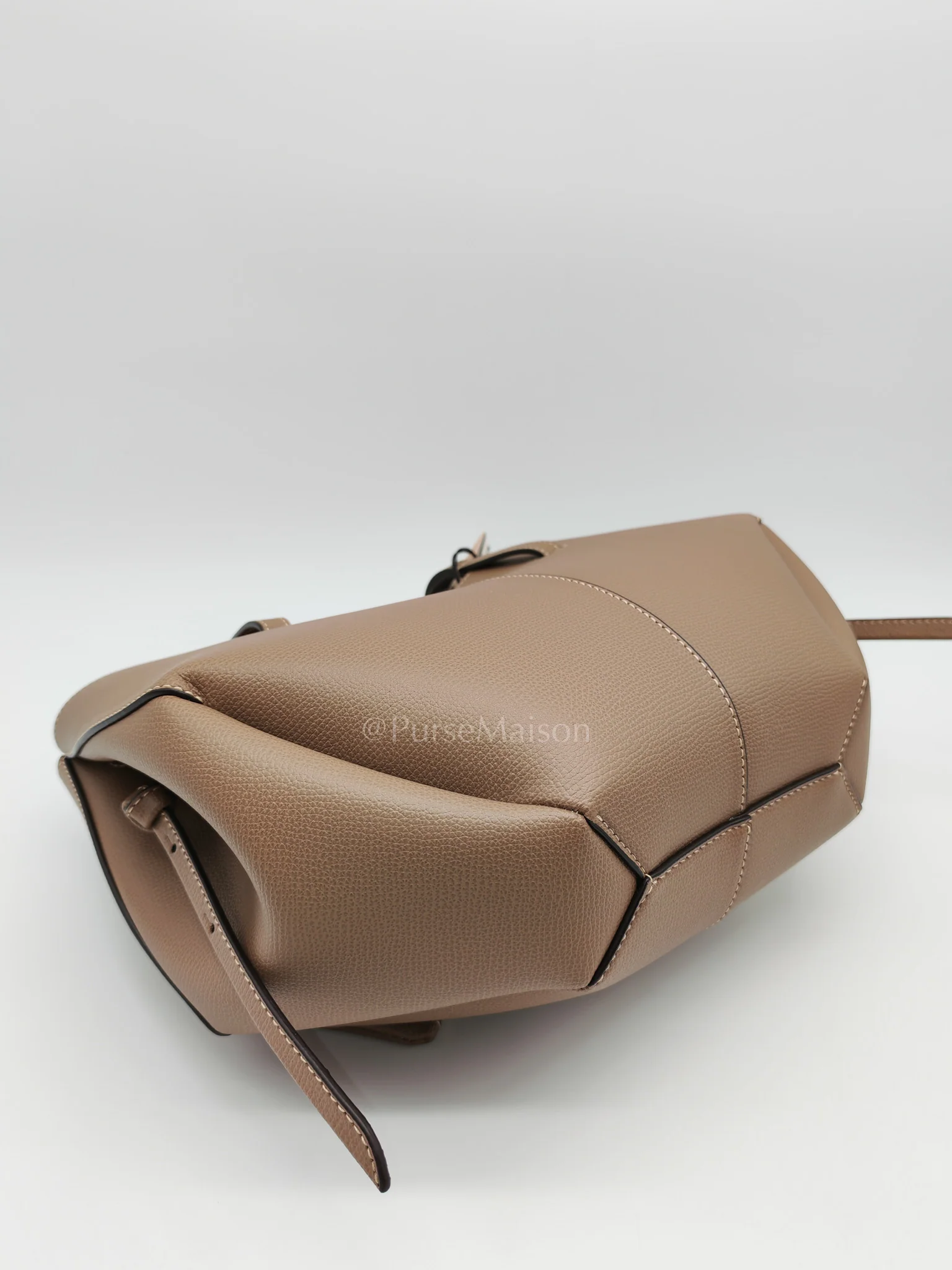 Polene Cyme Mini in Root Graine Leather Shoulder Bag - Image 10