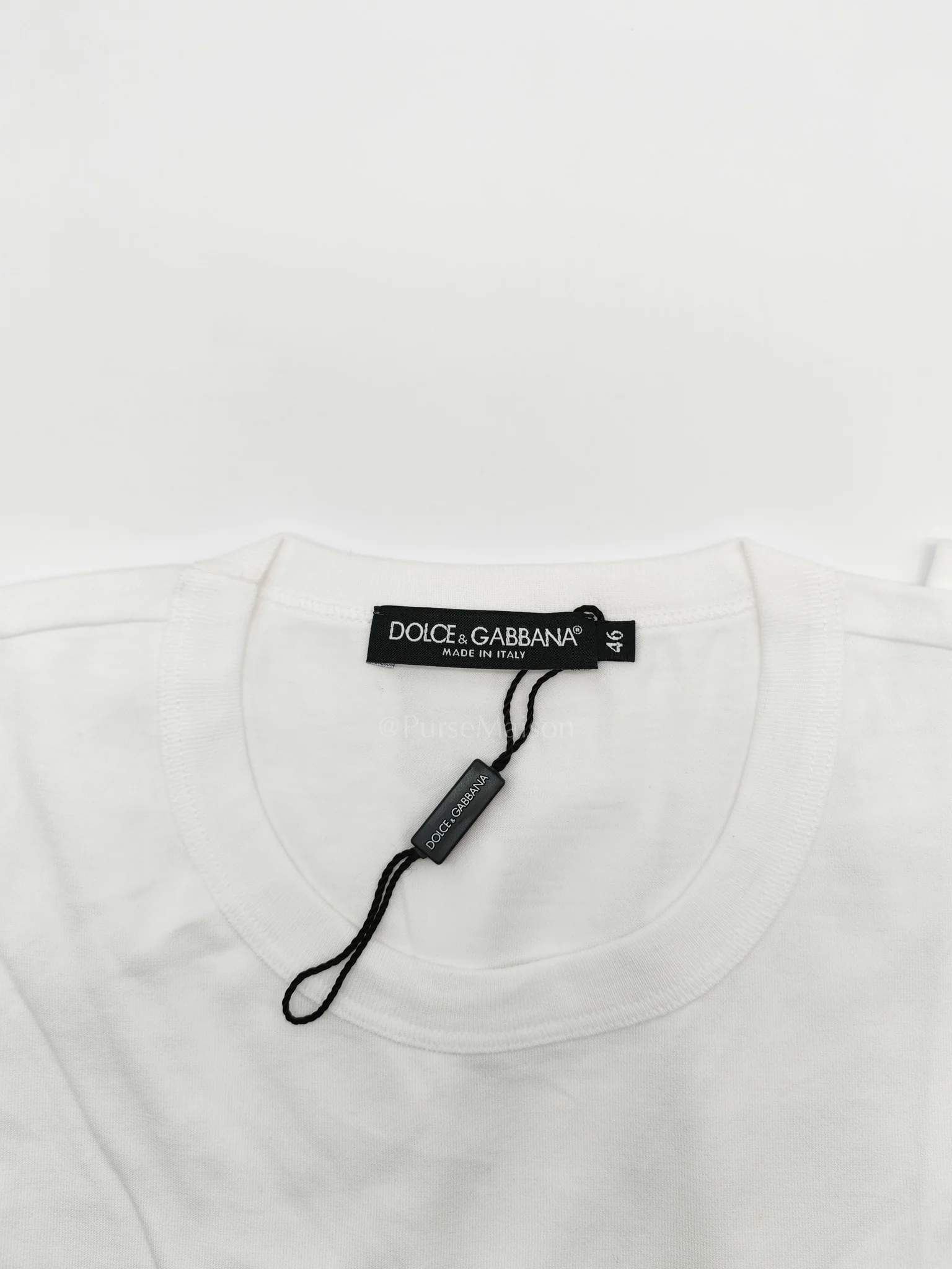 Dolce & Gabbana Cupid Heart White T-shirt for Men Size 46 - Image 4