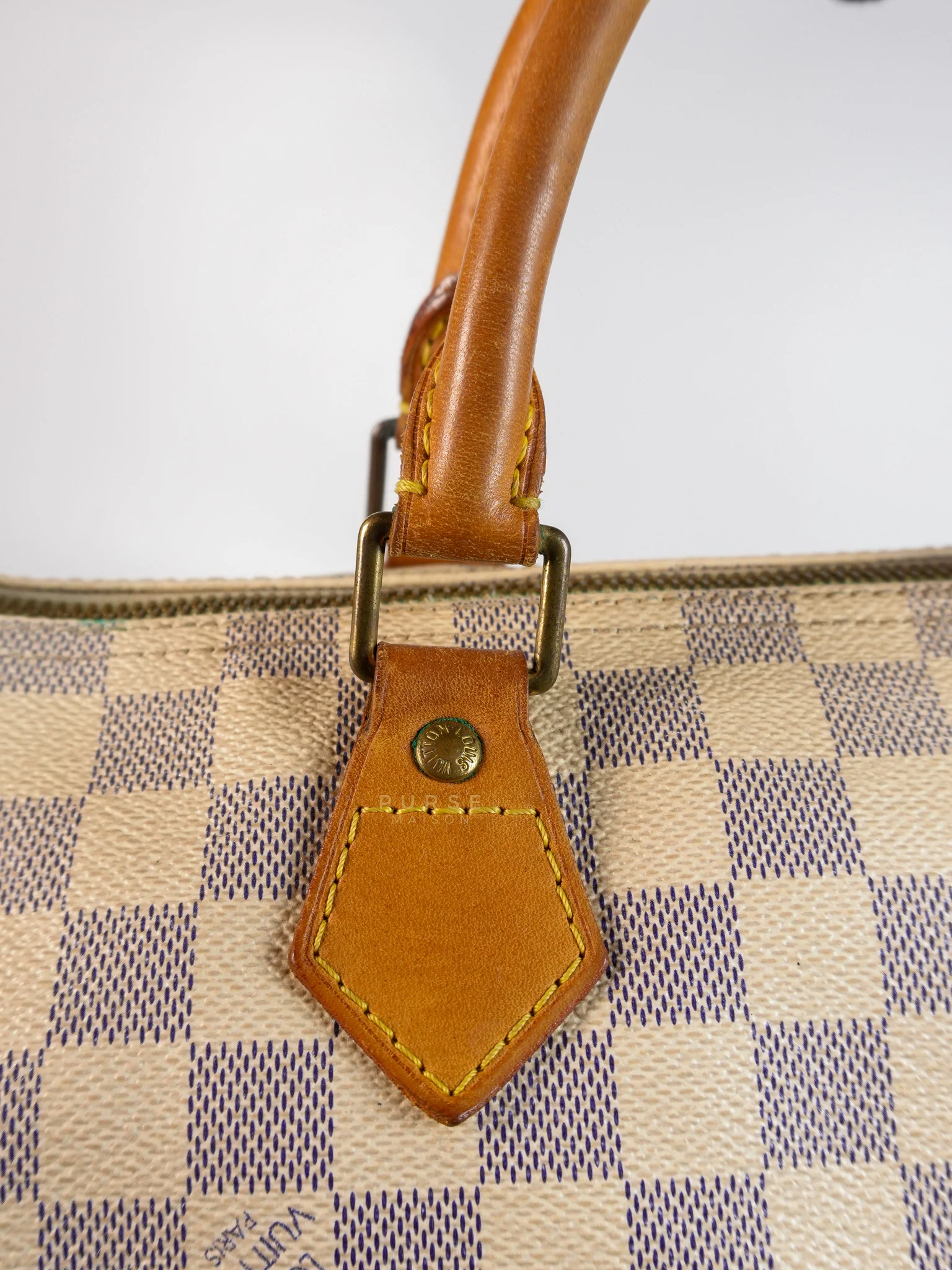 Louis Vuitton Speedy 30 in Damier Azur Canvas (Date Code: DU0038) - Image 17
