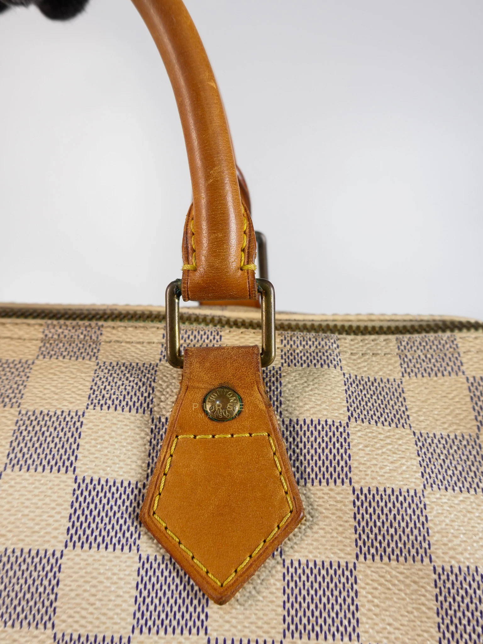 Louis Vuitton Speedy 30 in Damier Azur Canvas (Date Code: DU0038) - Image 18