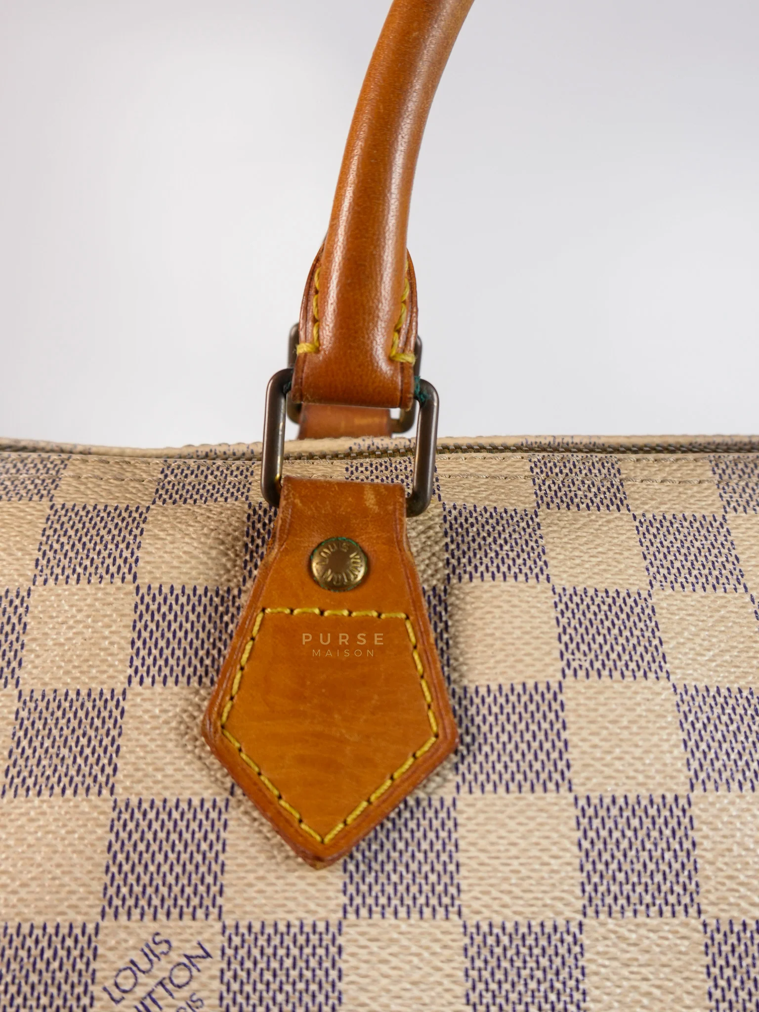 Louis Vuitton Speedy 30 in Damier Azur Canvas (Date Code: DU0038) - Image 19
