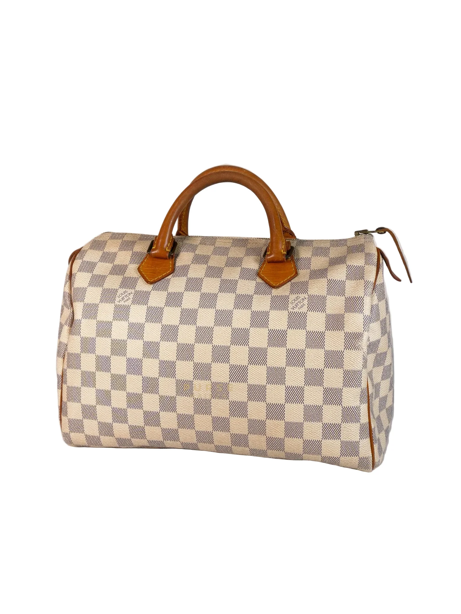 Louis Vuitton Speedy 30 in Damier Azur Canvas (Date Code: DU0038) - Image 2