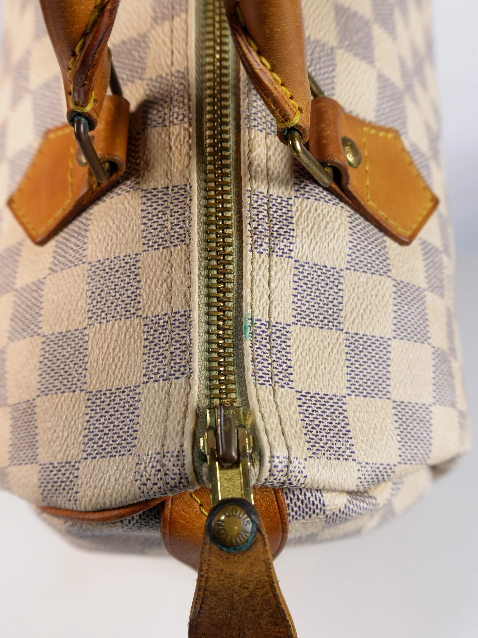 Louis Vuitton Speedy 30 in Damier Azur Canvas (Date Code: DU0038) - Image 23