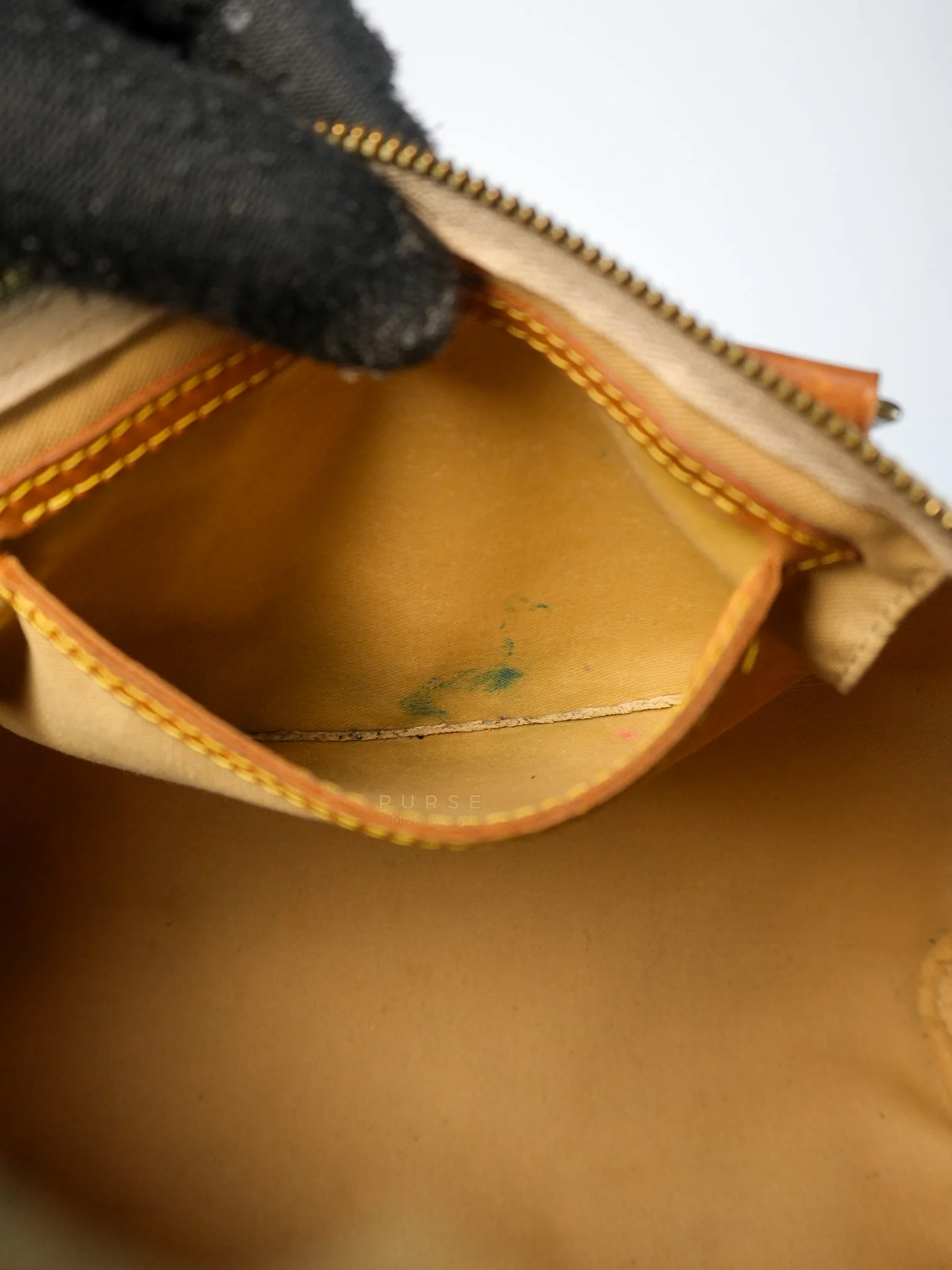 Louis Vuitton Speedy 30 in Damier Azur Canvas (Date Code: DU0038) - Image 31