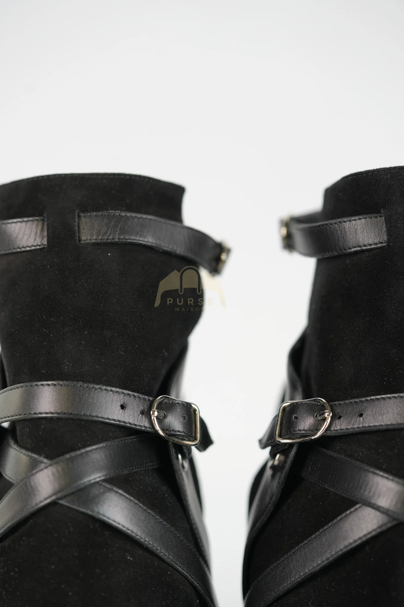 Hermes Desir High Heels Sandals in Black Size 38 (22cm) - Image 10