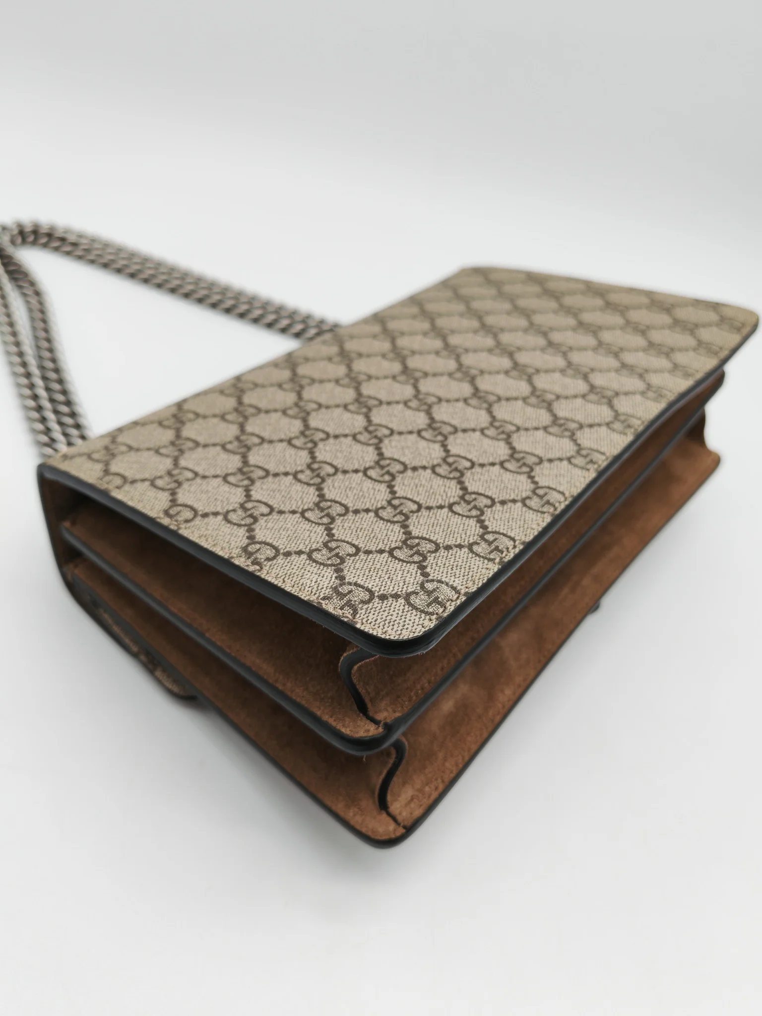 Gucci Dionysus Shoulder Bag in GG Supreme Canvas and Ruthenium Hardware - Image 10