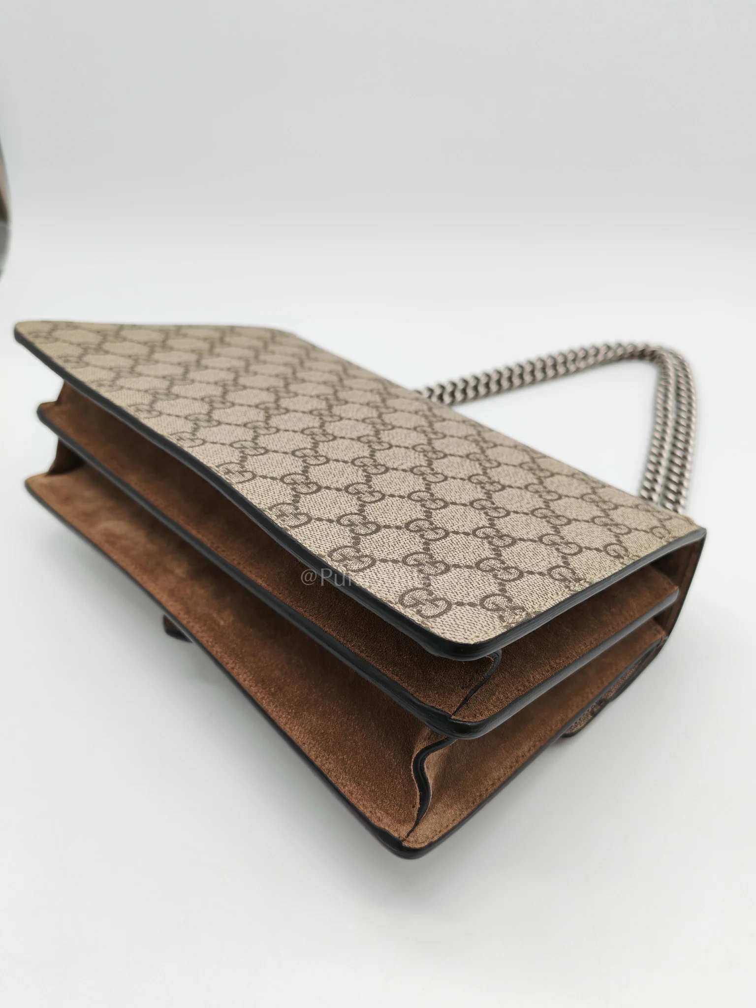 Gucci Dionysus Shoulder Bag in GG Supreme Canvas and Ruthenium Hardware - Image 11