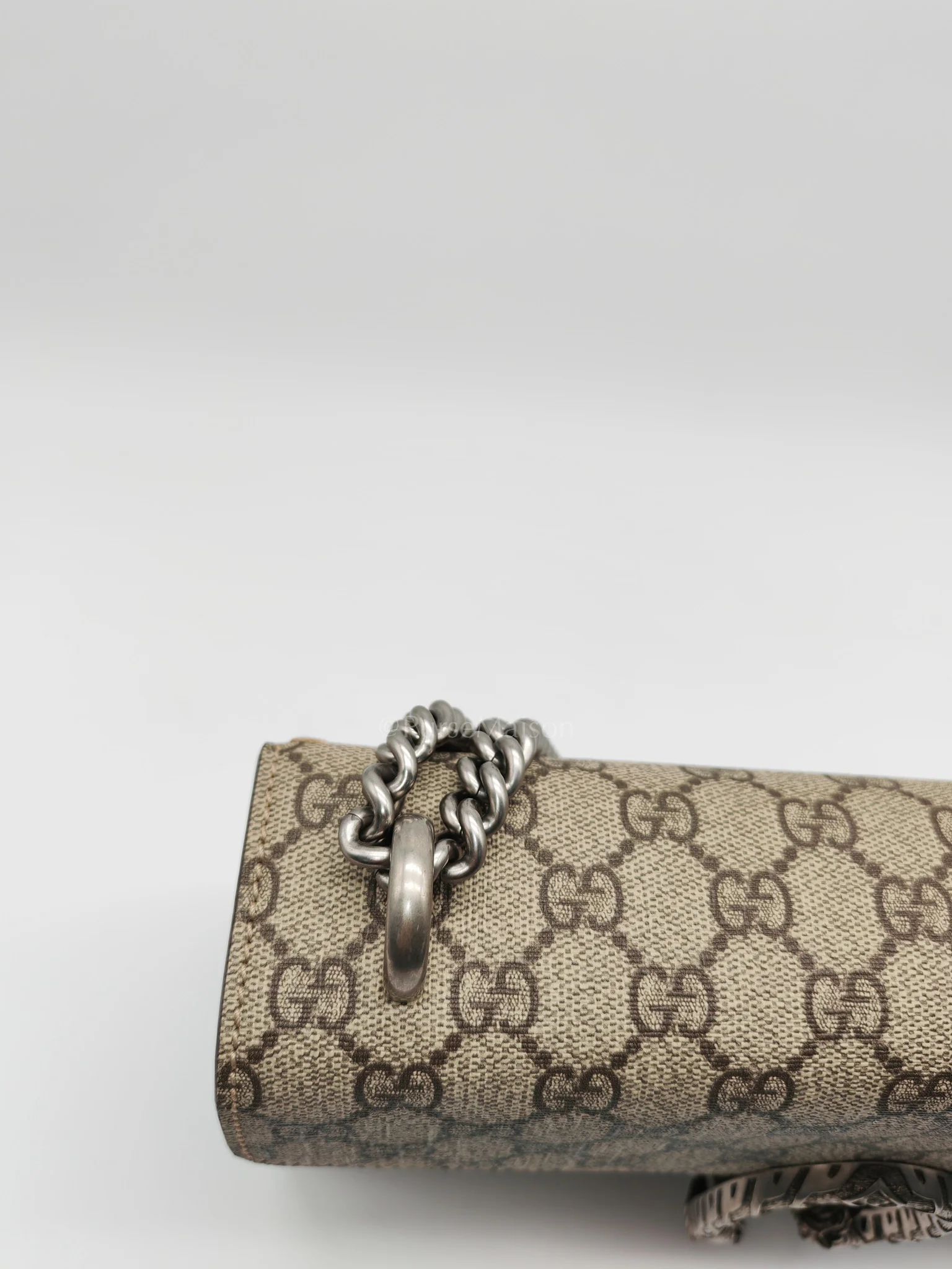 Gucci Dionysus Shoulder Bag in GG Supreme Canvas and Ruthenium Hardware - Image 14
