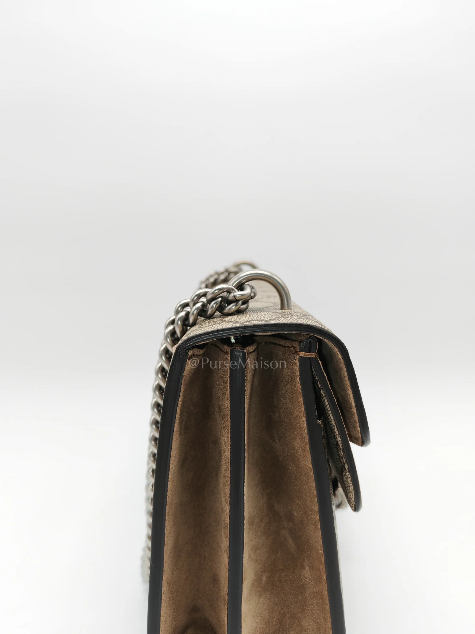 Gucci Dionysus Shoulder Bag in GG Supreme Canvas and Ruthenium Hardware - Image 19