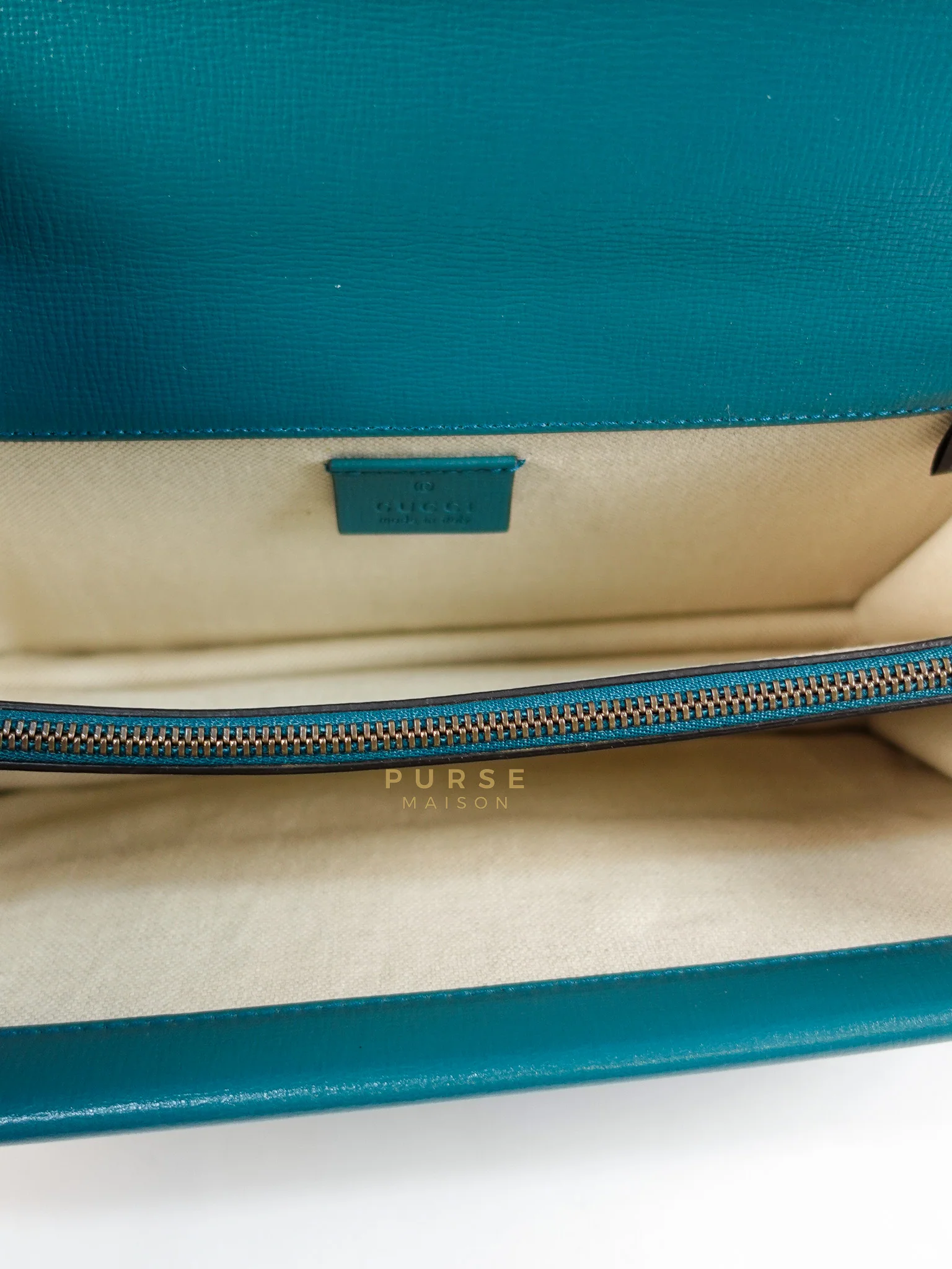 Gucci Dionysus Small Shoulder Bag in Blue & Green Silver Hardware - Image 22