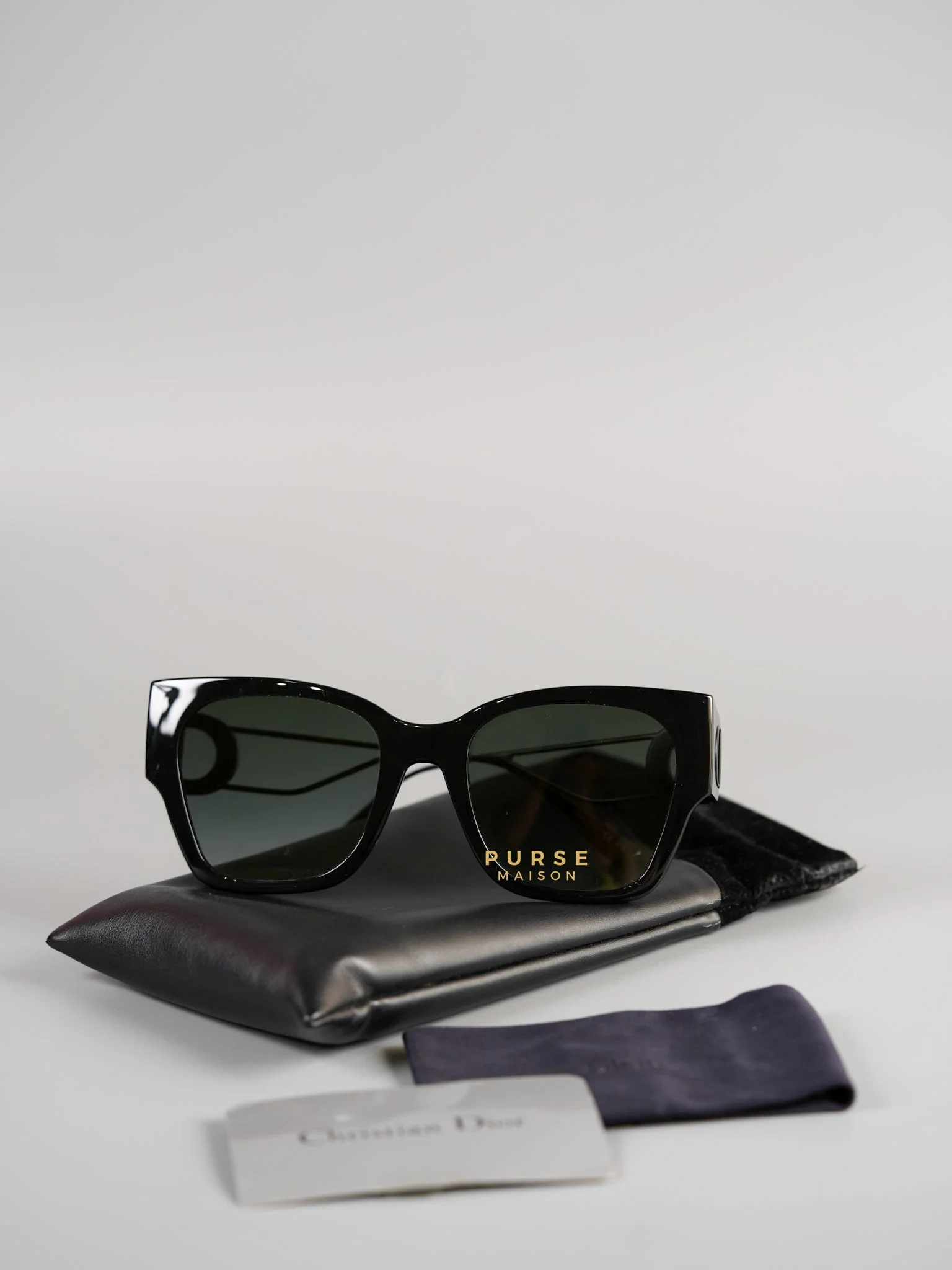 Christian Dior Dior 30 Montaigne Black 80711 Square Sunglasses - Image 18