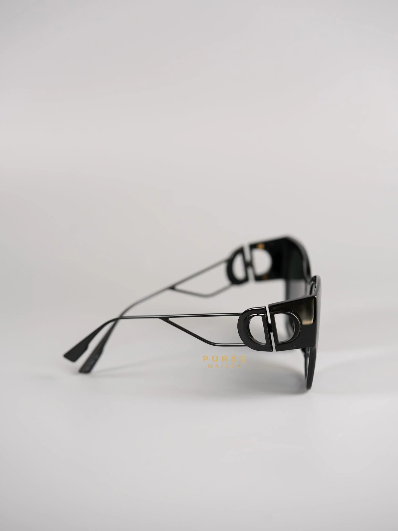 Christian Dior Dior 30 Montaigne Black 80711 Square Sunglasses - Image 7