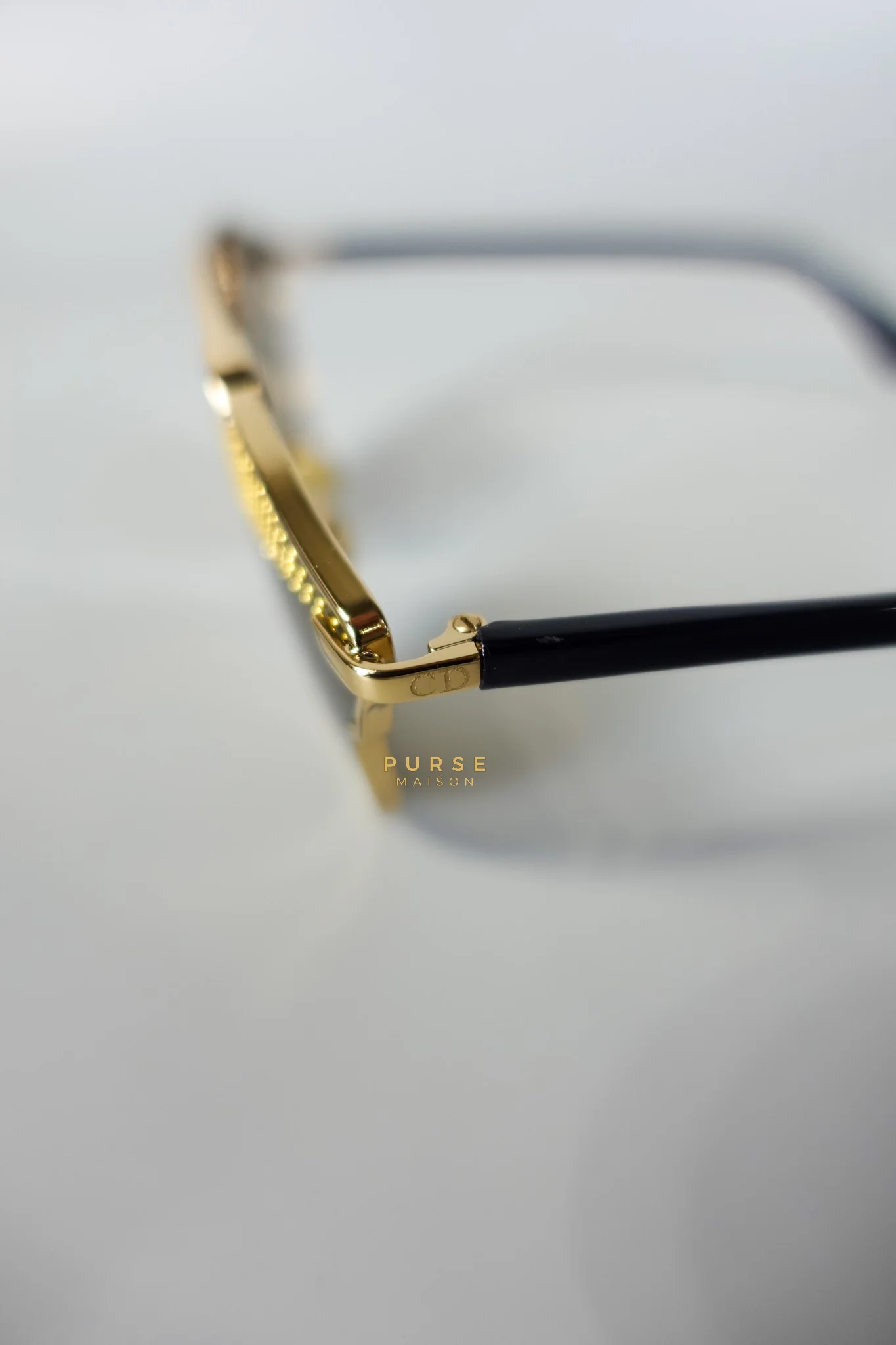 Christian Dior So Real S Aviator Sunglasses Studded Acetate and Metal Gold - Image 15