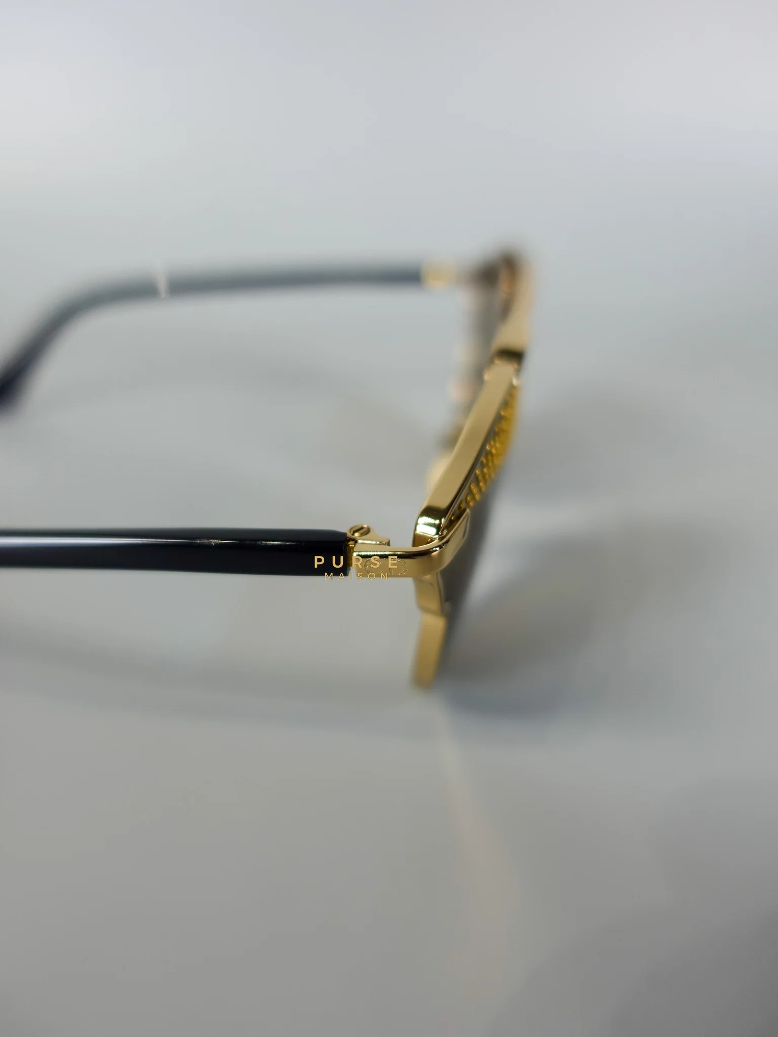 Christian Dior So Real S Aviator Sunglasses Studded Acetate and Metal Gold - Image 7