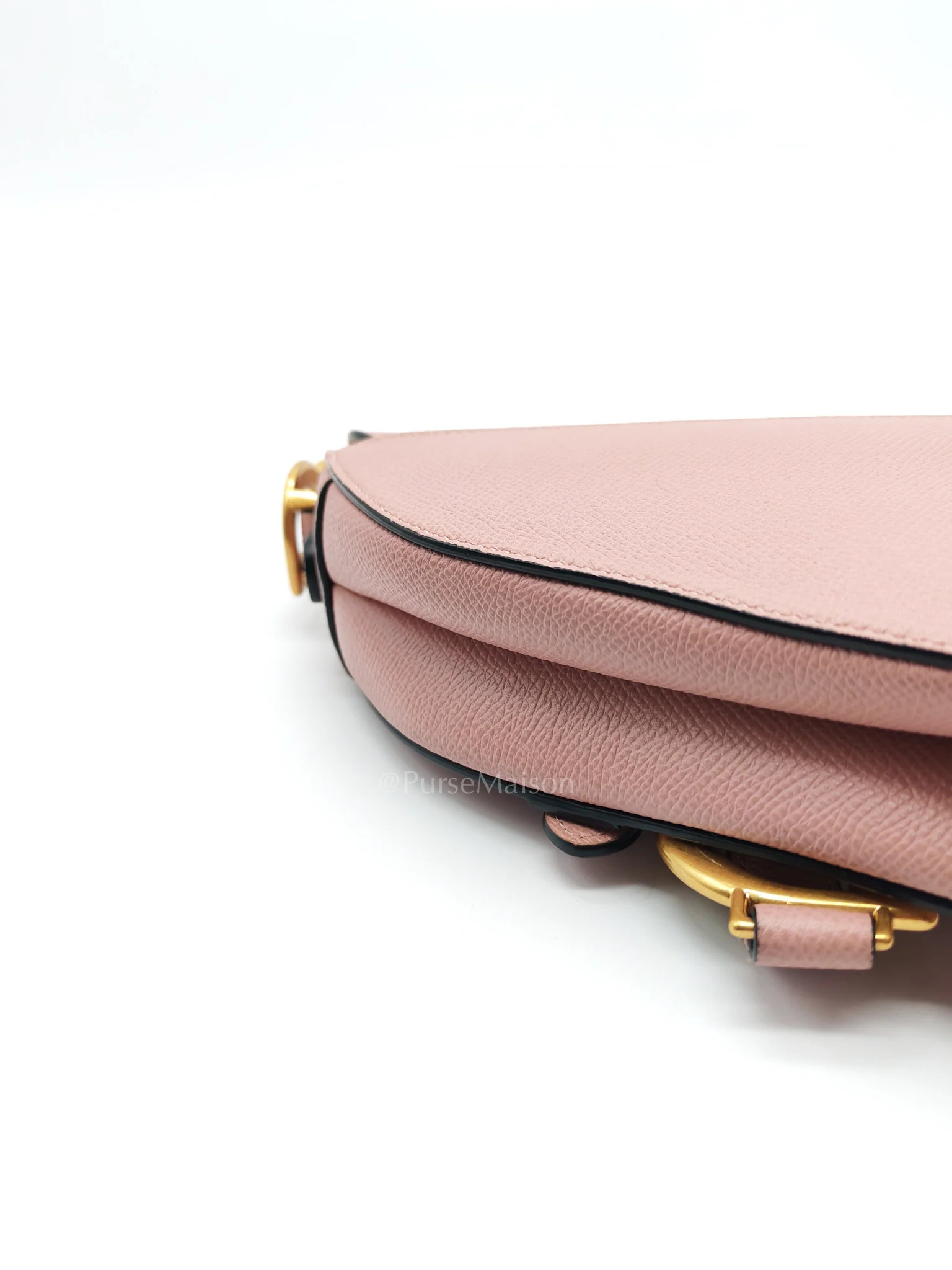 Dior Saddle Bag in Blush Pink Grained Calfskin Leather Shoulder Bag - Image 10