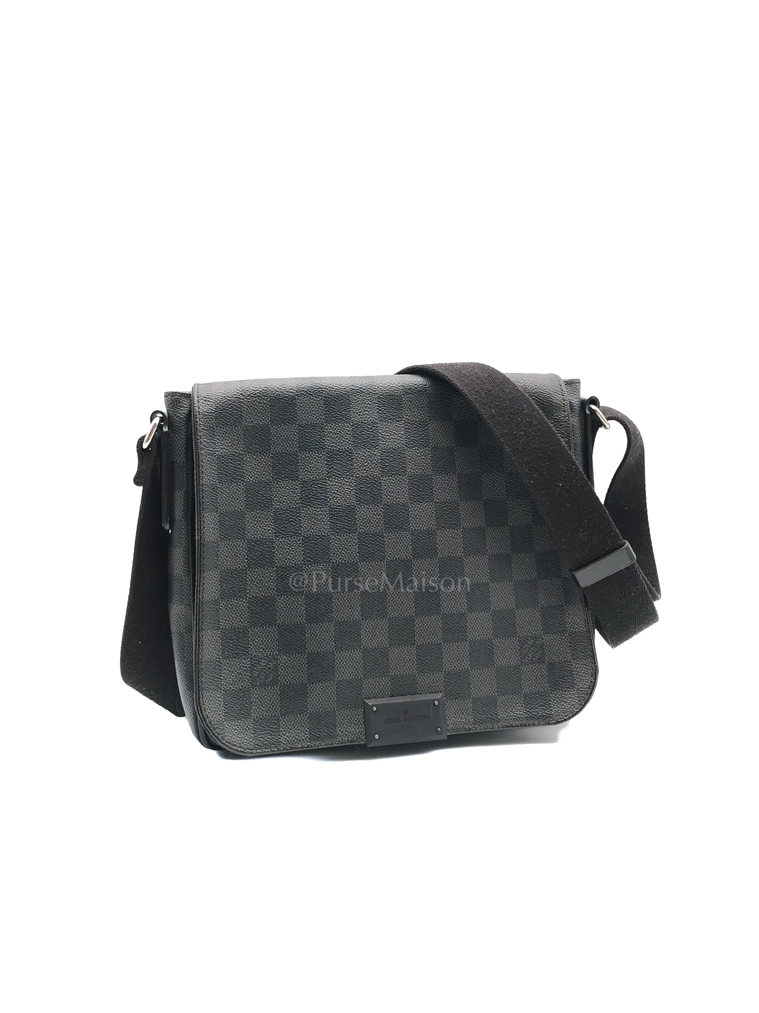Louis Vuitton District PM Messenger Bag in Damier Graphite Canvas (Date Code: FL4105) - Image 2