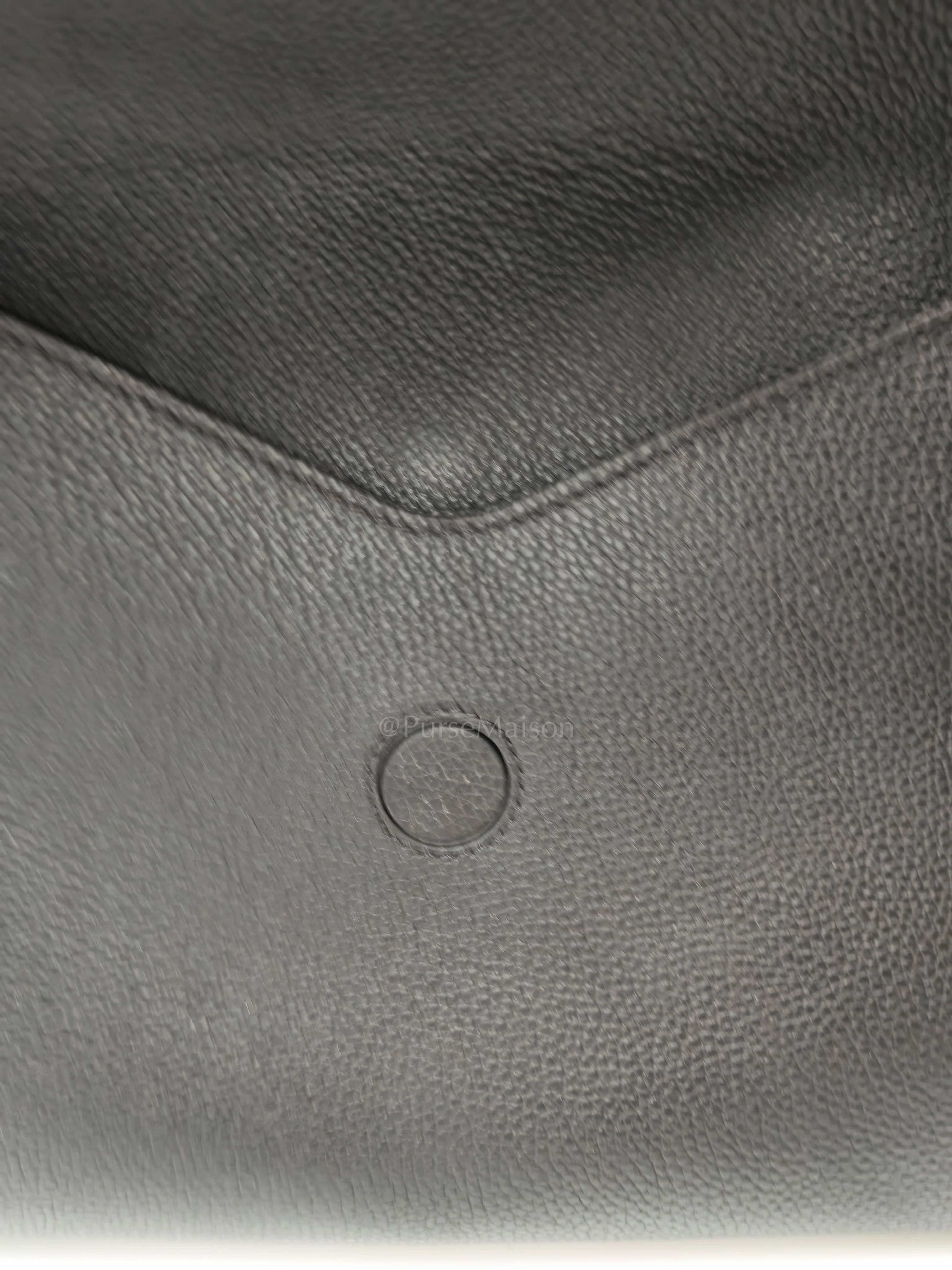 Louis Vuitton Double V Monogram Canvas and Black Grained Leather Shoulder Bag (Date Code: TR4137) - Image 25