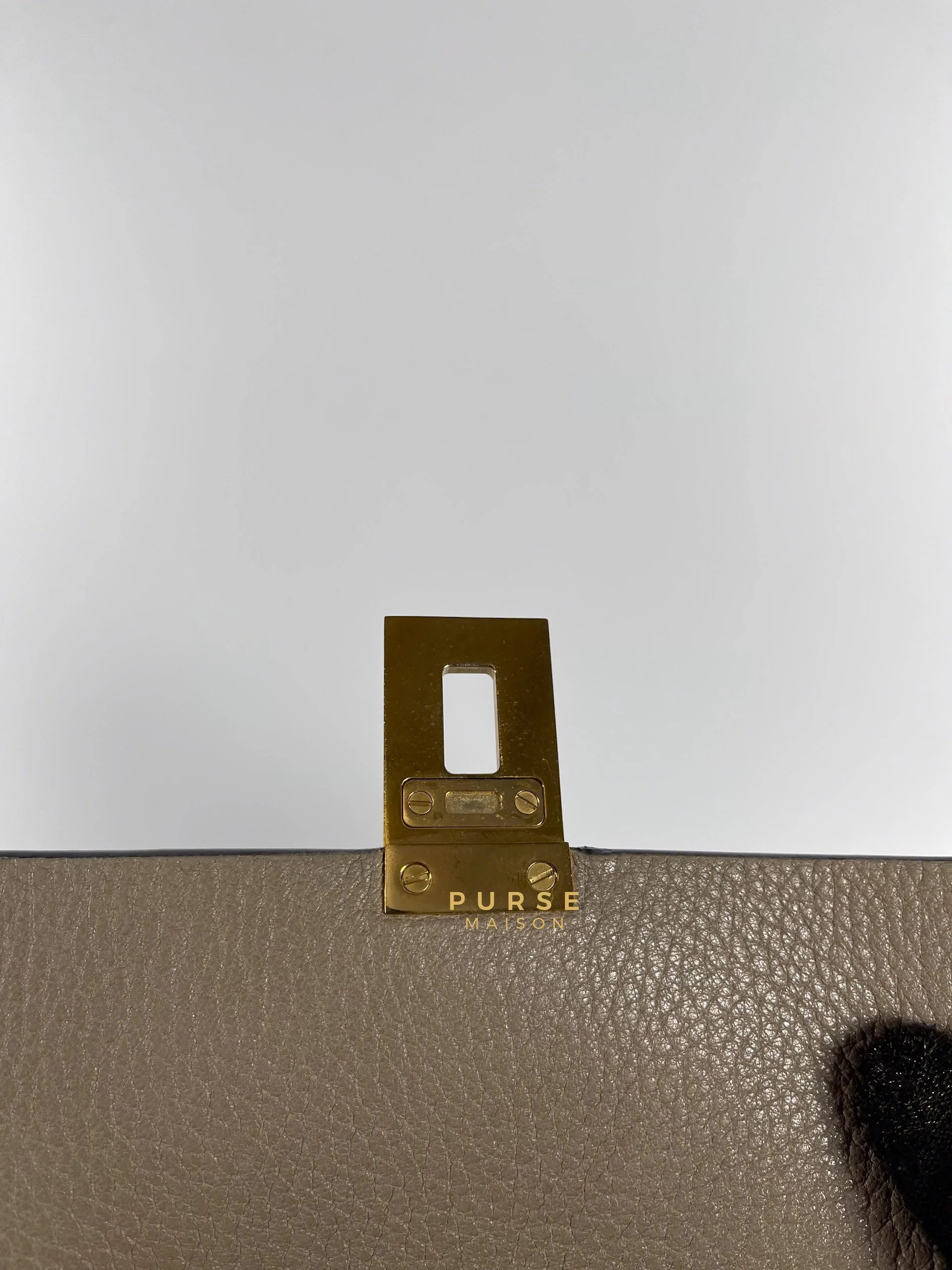 Chloe Drew Small Grey Chain Crossbody Bag - Image 19