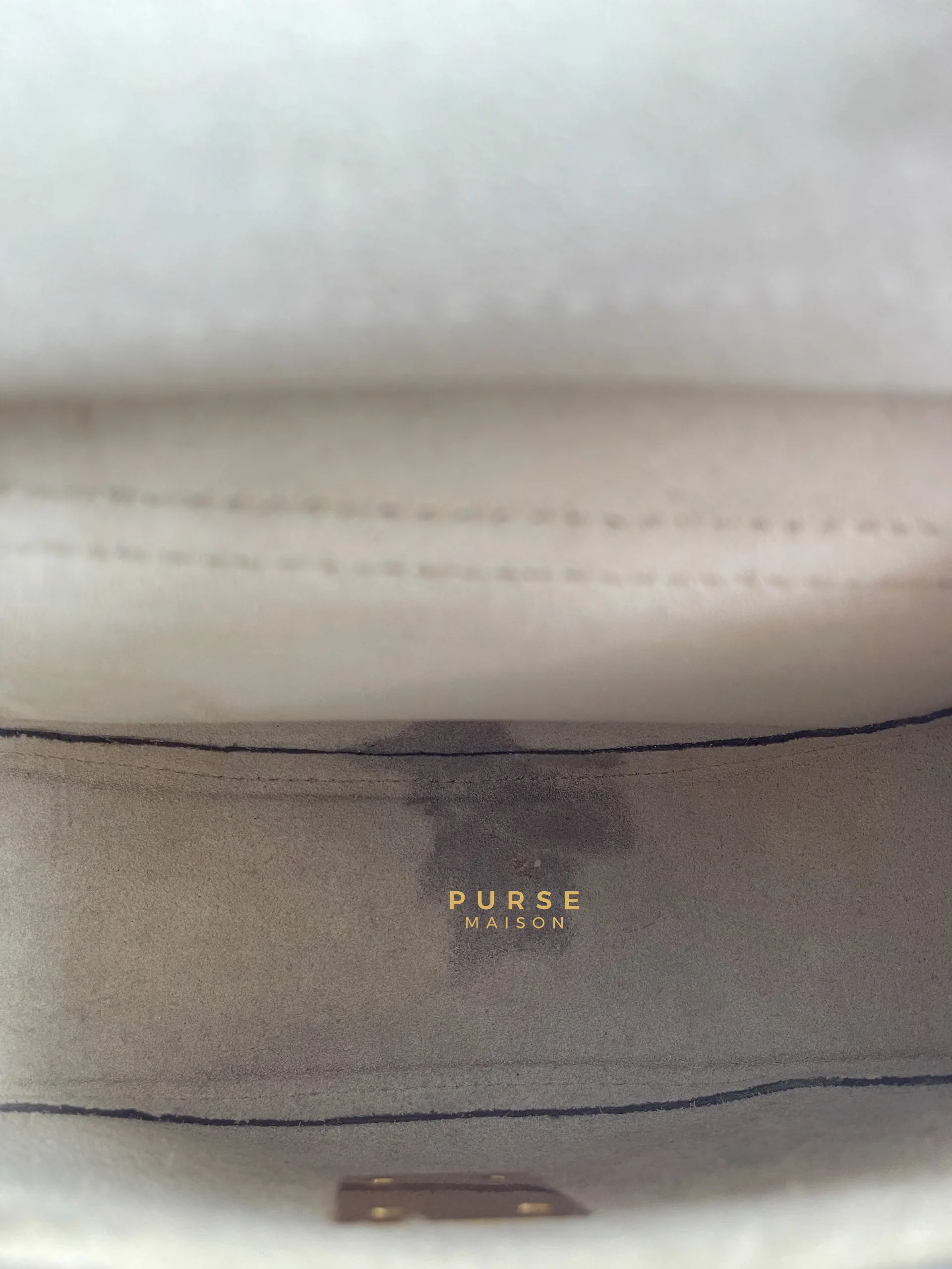 Chloe Drew Small Grey Chain Crossbody Bag - Image 26