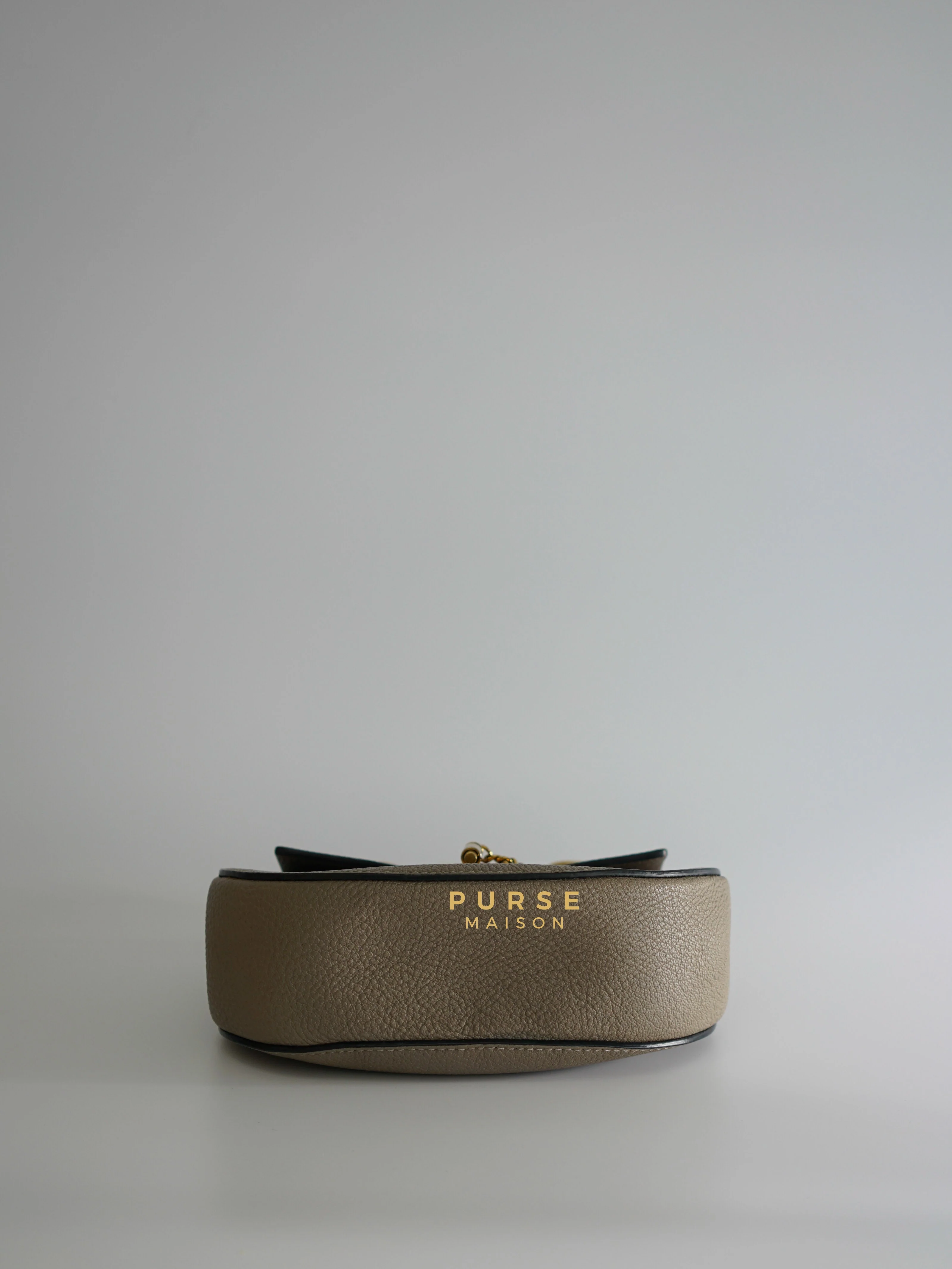 Chloe Drew Small Grey Chain Crossbody Bag - Image 5